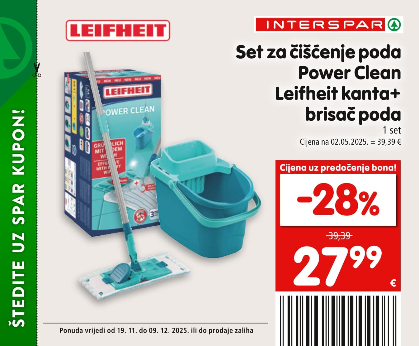 Stranica 63. Interspar kataloga - Akcije od 19.11. do 09.12.2025.