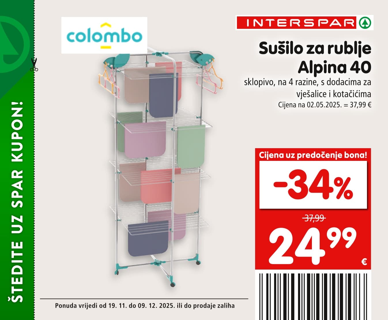 Stranica 67. Interspar kataloga - Akcije od 19.11. do 09.12.2025.