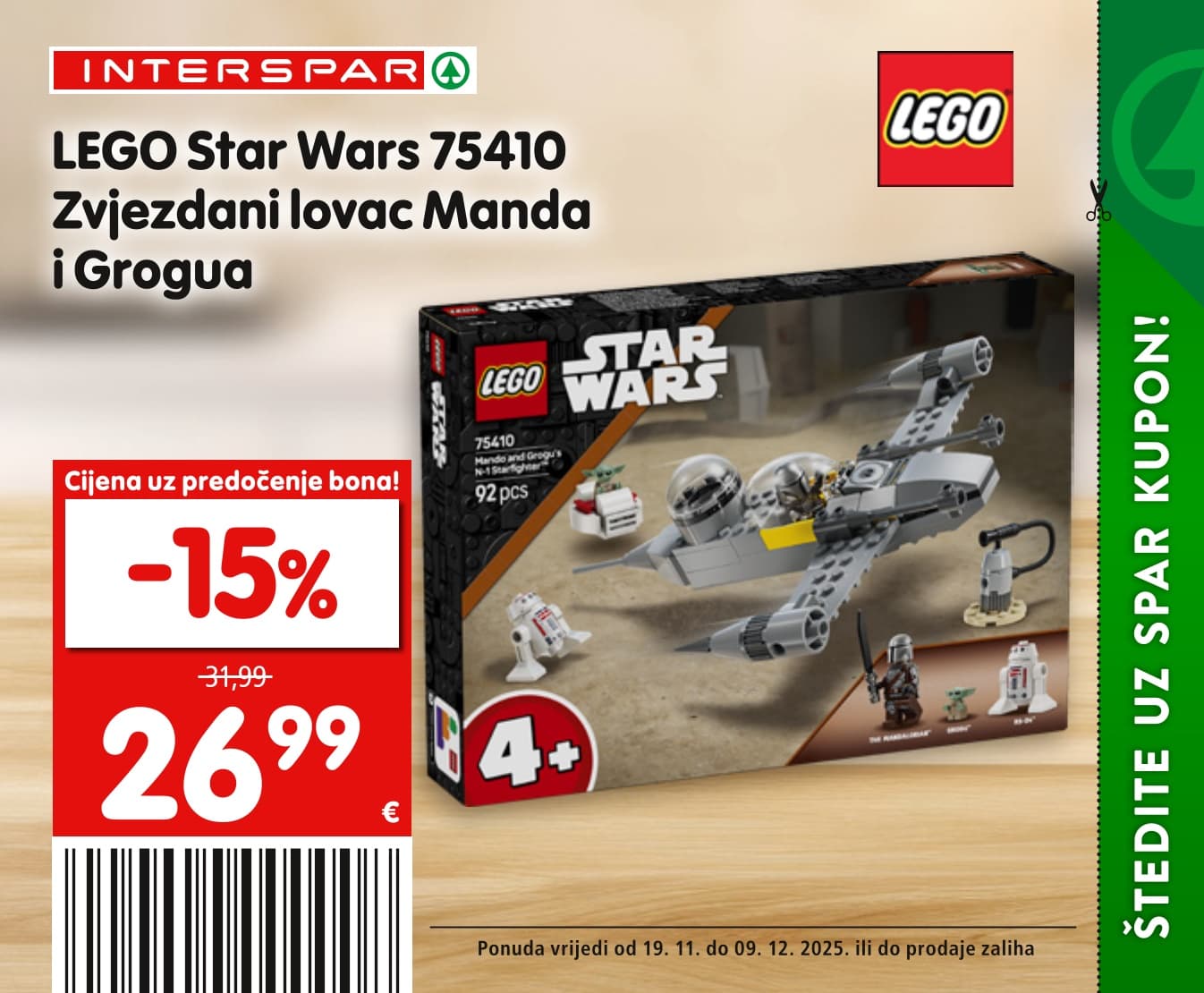 Stranica 68. Interspar kataloga - Akcije od 19.11. do 09.12.2025.