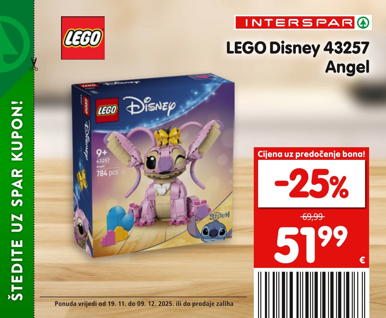 Stranica 69. Interspar kataloga - Akcije od 19.11. do 09.12.2025.