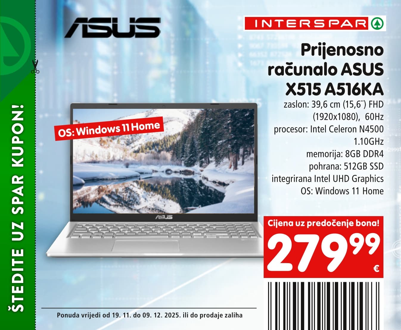 Stranica 7. Interspar kataloga - Akcije od 19.11. do 09.12.2025.