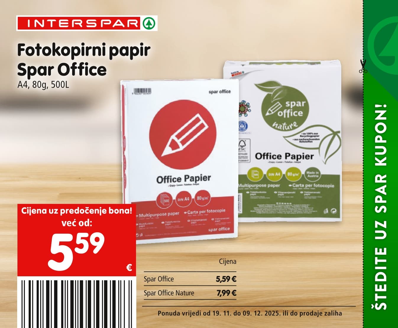 Stranica 72. Interspar kataloga - Akcije od 19.11. do 09.12.2025.