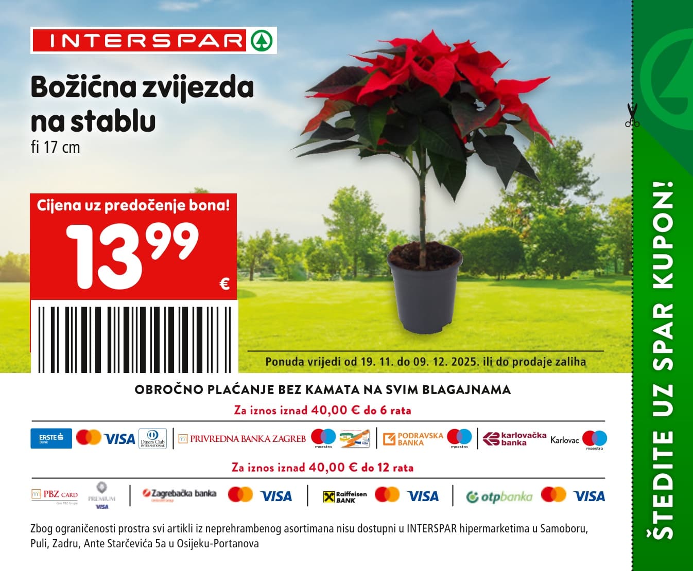 Stranica 80. Interspar kataloga - Akcije od 19.11. do 09.12.2025.