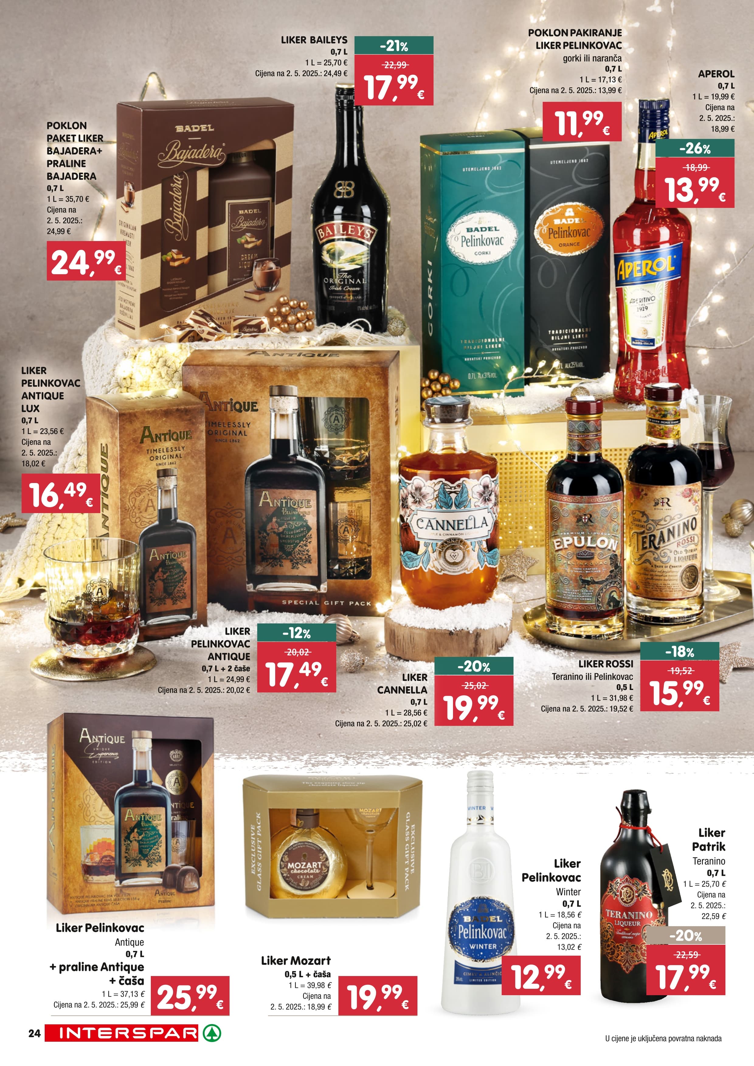 Stranica 24. Interspar kataloga - Akcije od 27.11. do 31.12.2025.