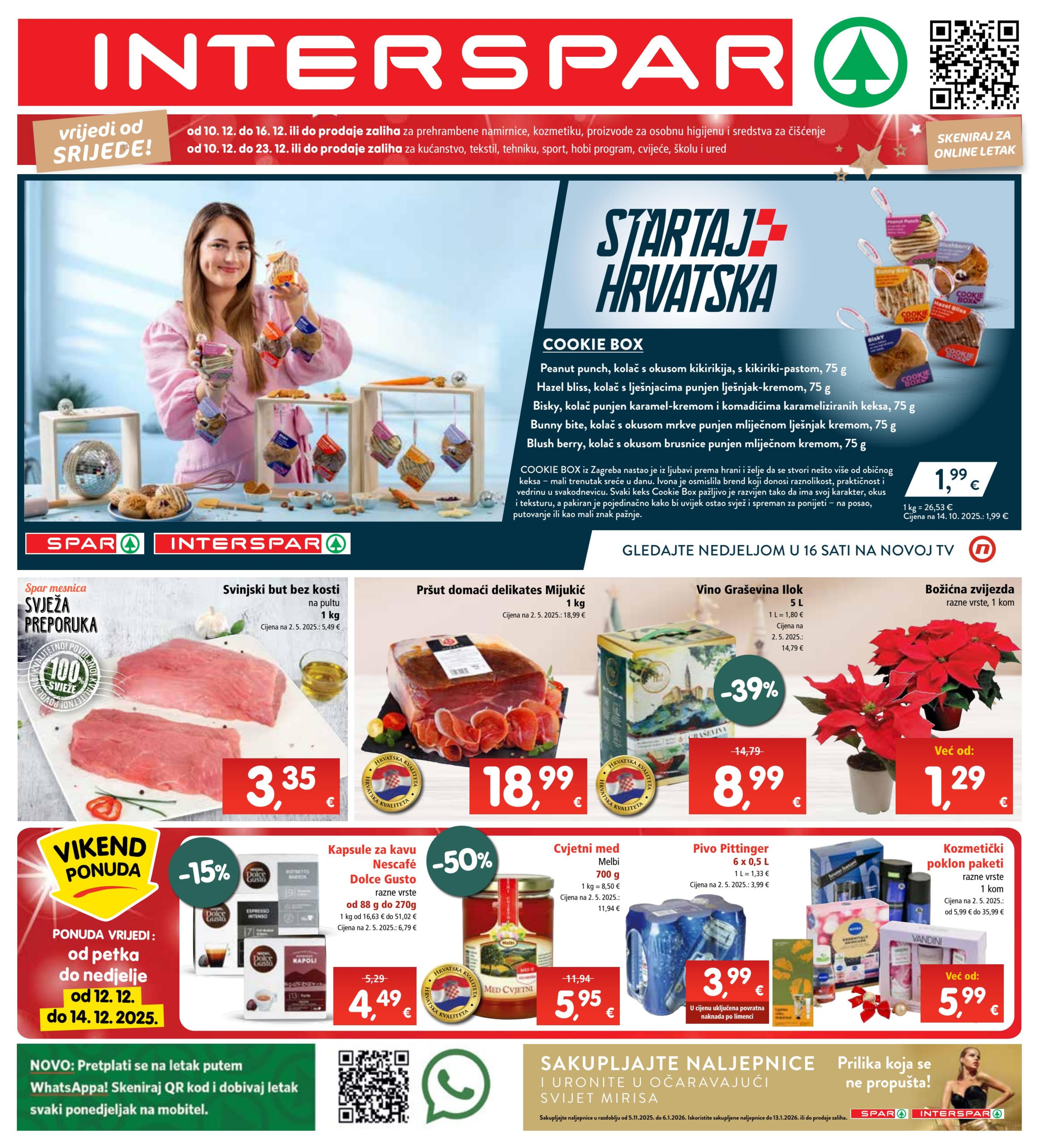 Stranica 1. Interspar kataloga - Akcije od 10.12. do 16.12.2025.