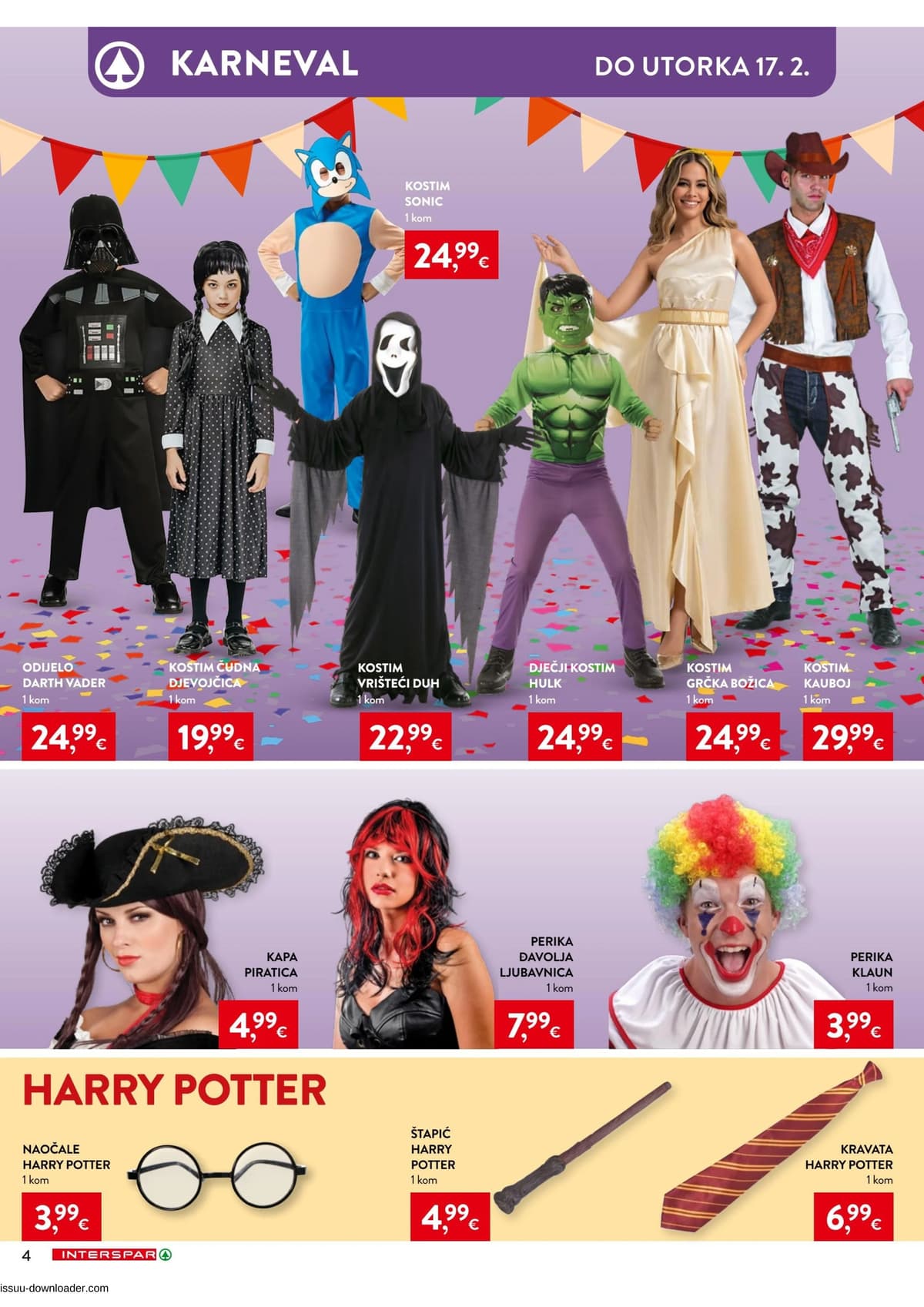 Interspar katalog od 04.02.2026 - Fašnik i Valentinovo 2026.