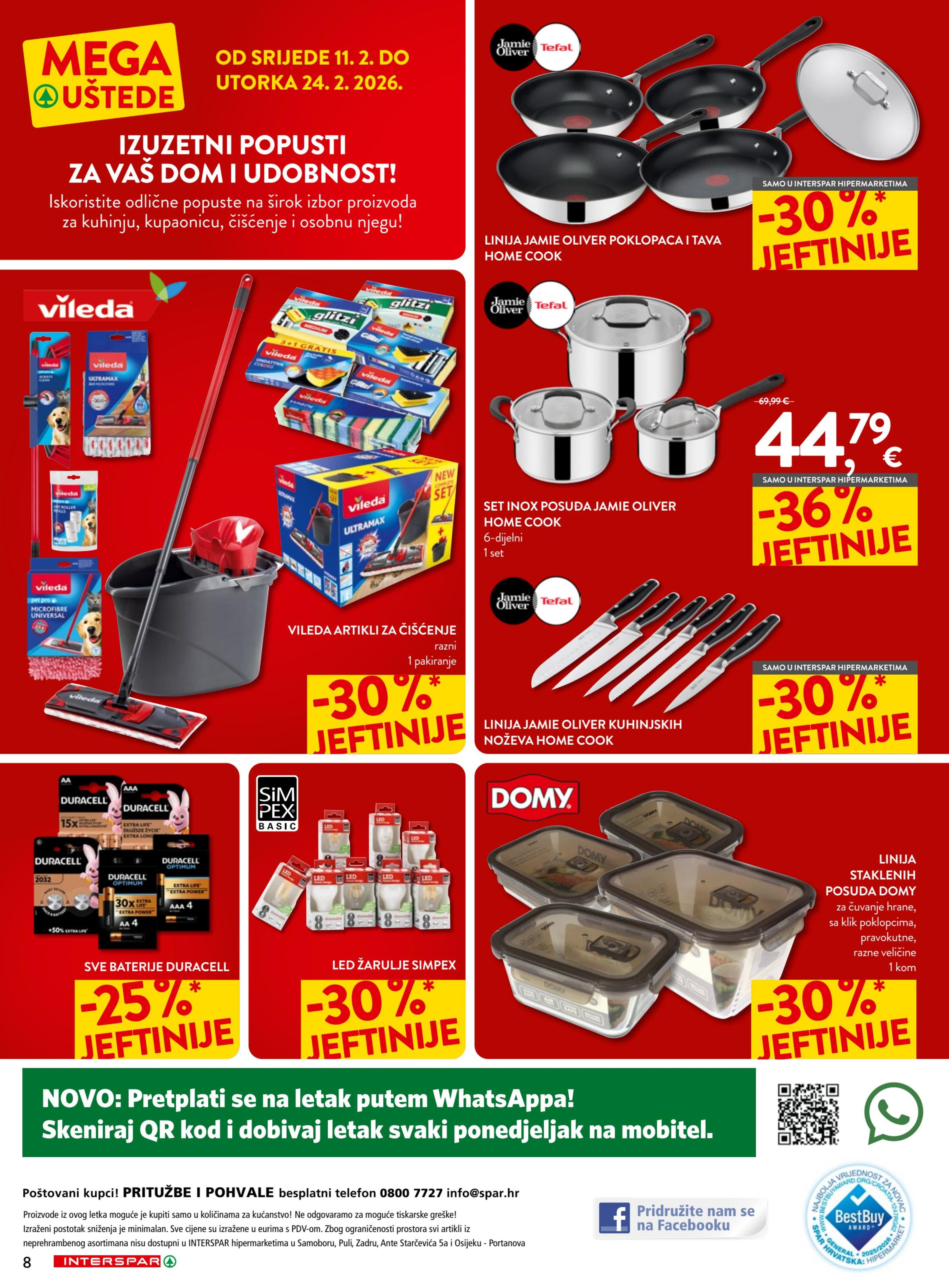Stranica 8. Interspar kataloga - Akcije Za Dom i Domaćinstvo