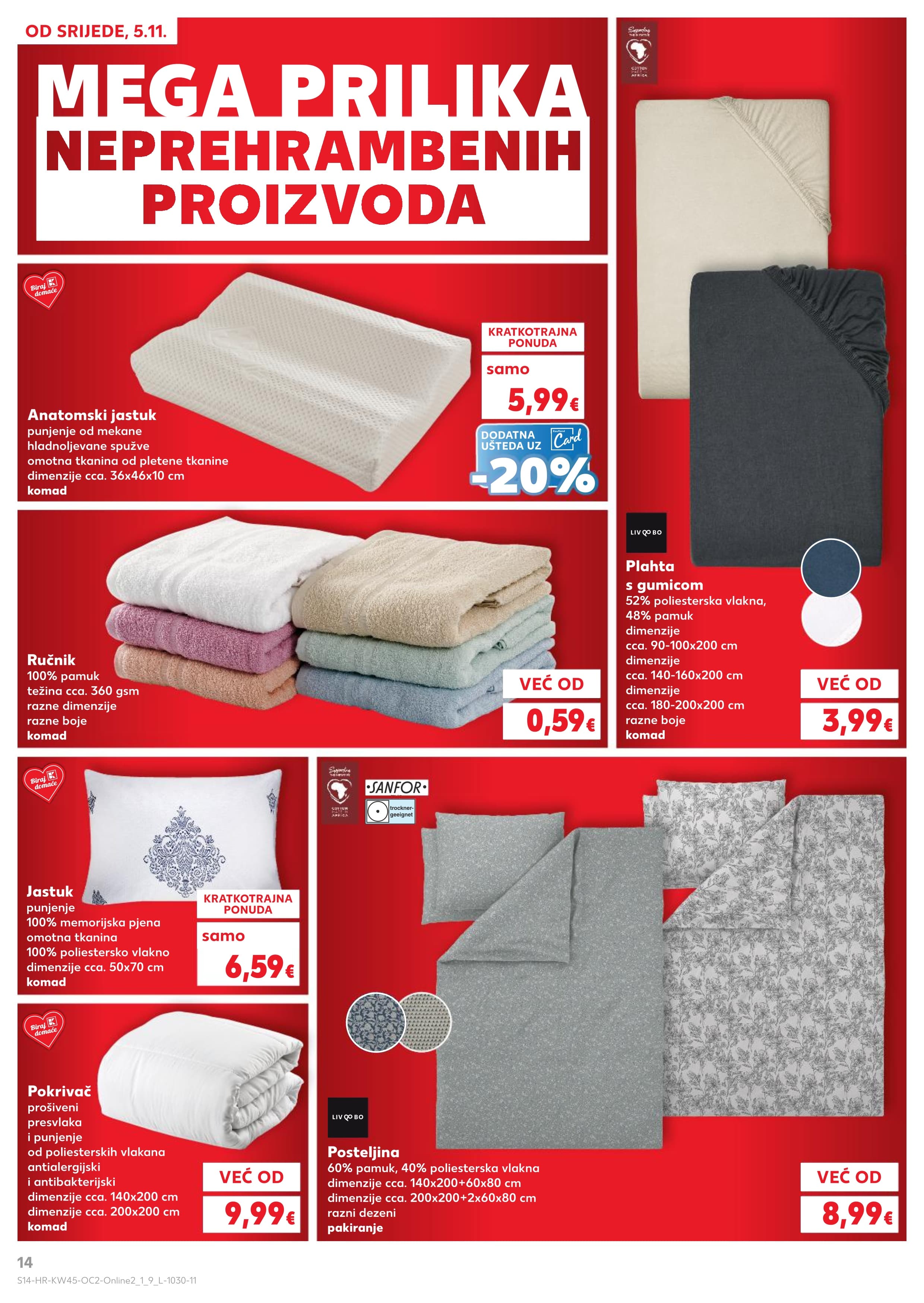 Stranica 14. Kaufland kataloga - Akcije od 05.11. do 11.11.2025.