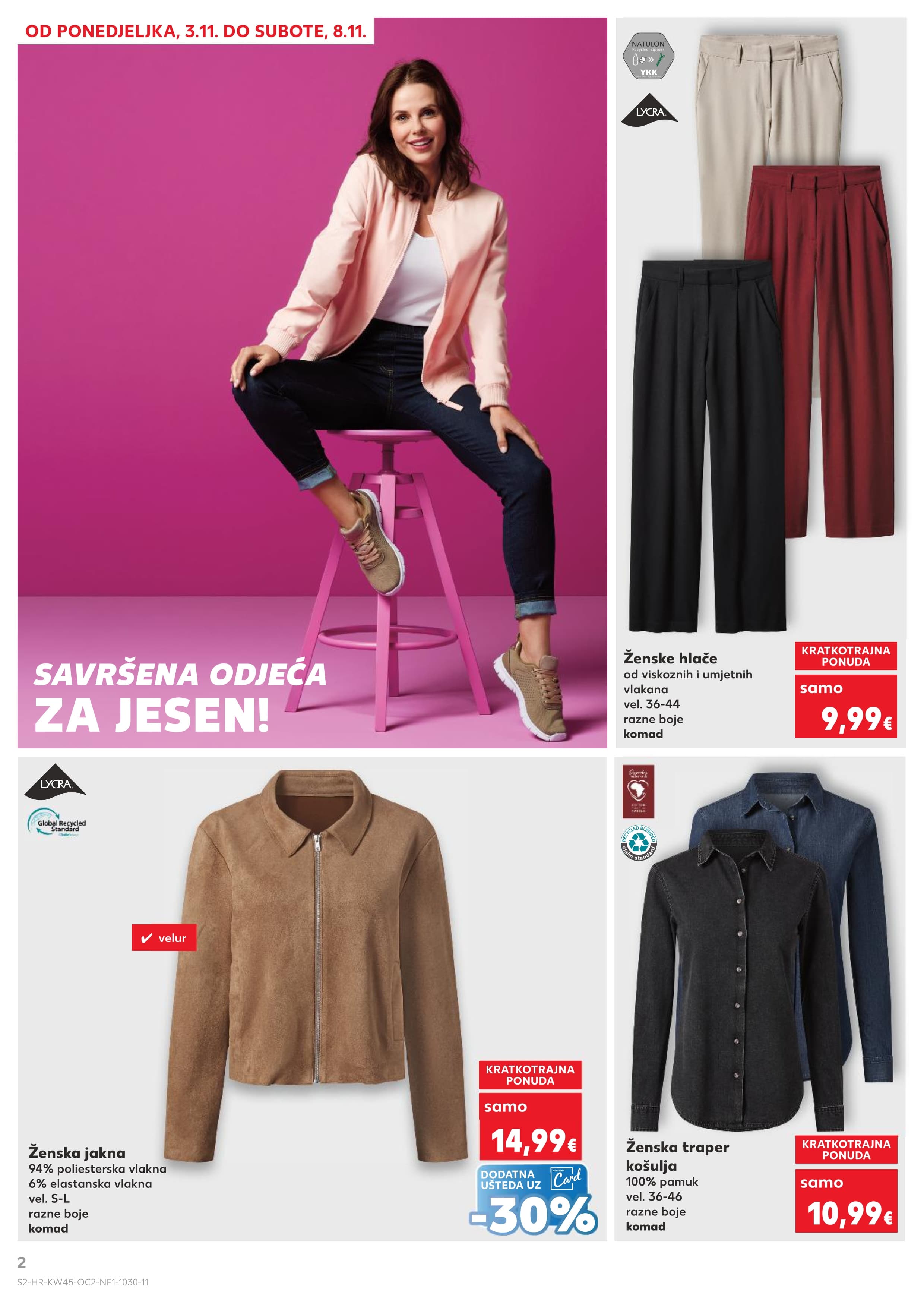 Stranica 2. Kaufland kataloga - Akcije od 05.11. do 11.11.2025.