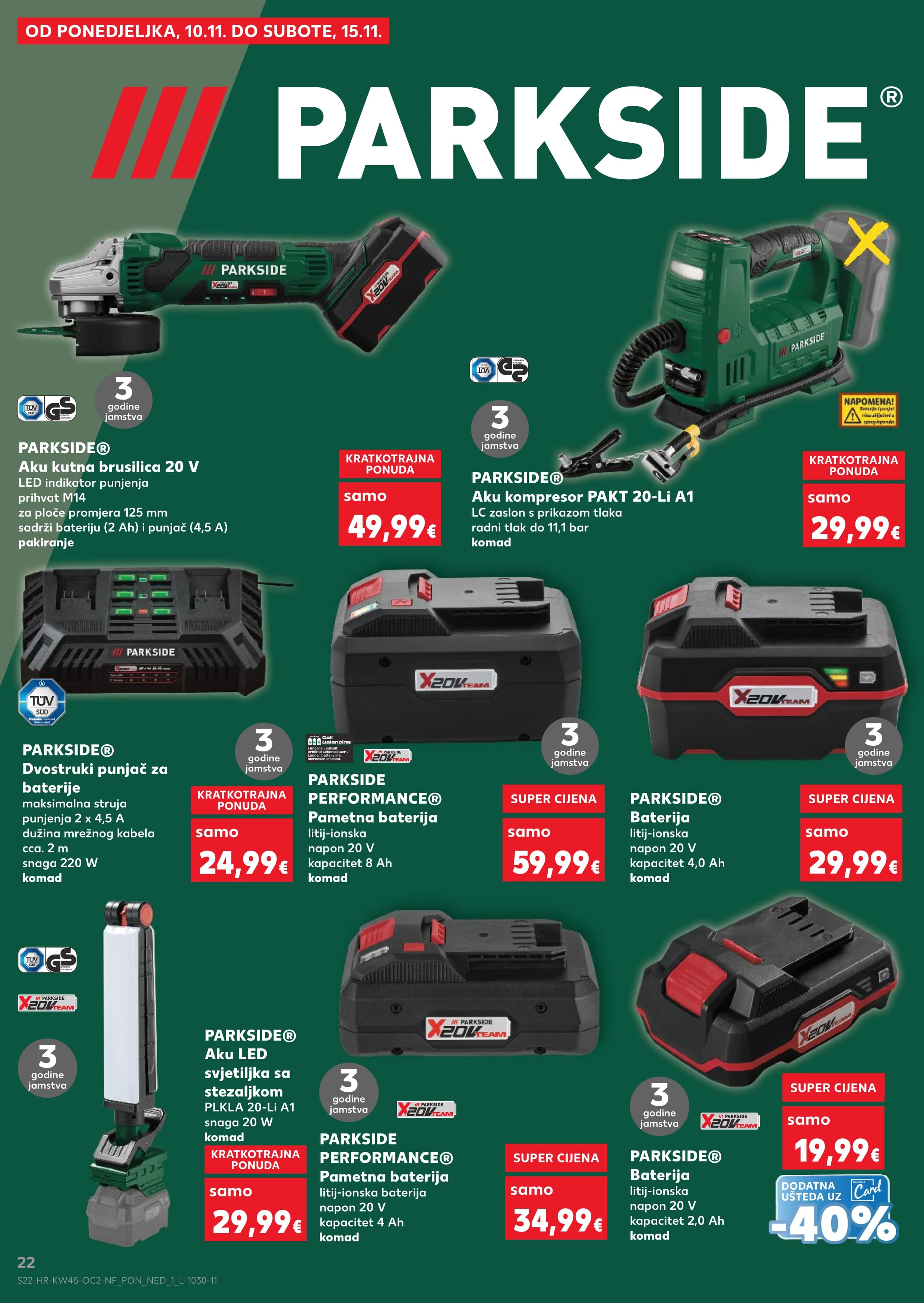 Stranica 22. Kaufland kataloga - Akcije od 05.11. do 11.11.2025.