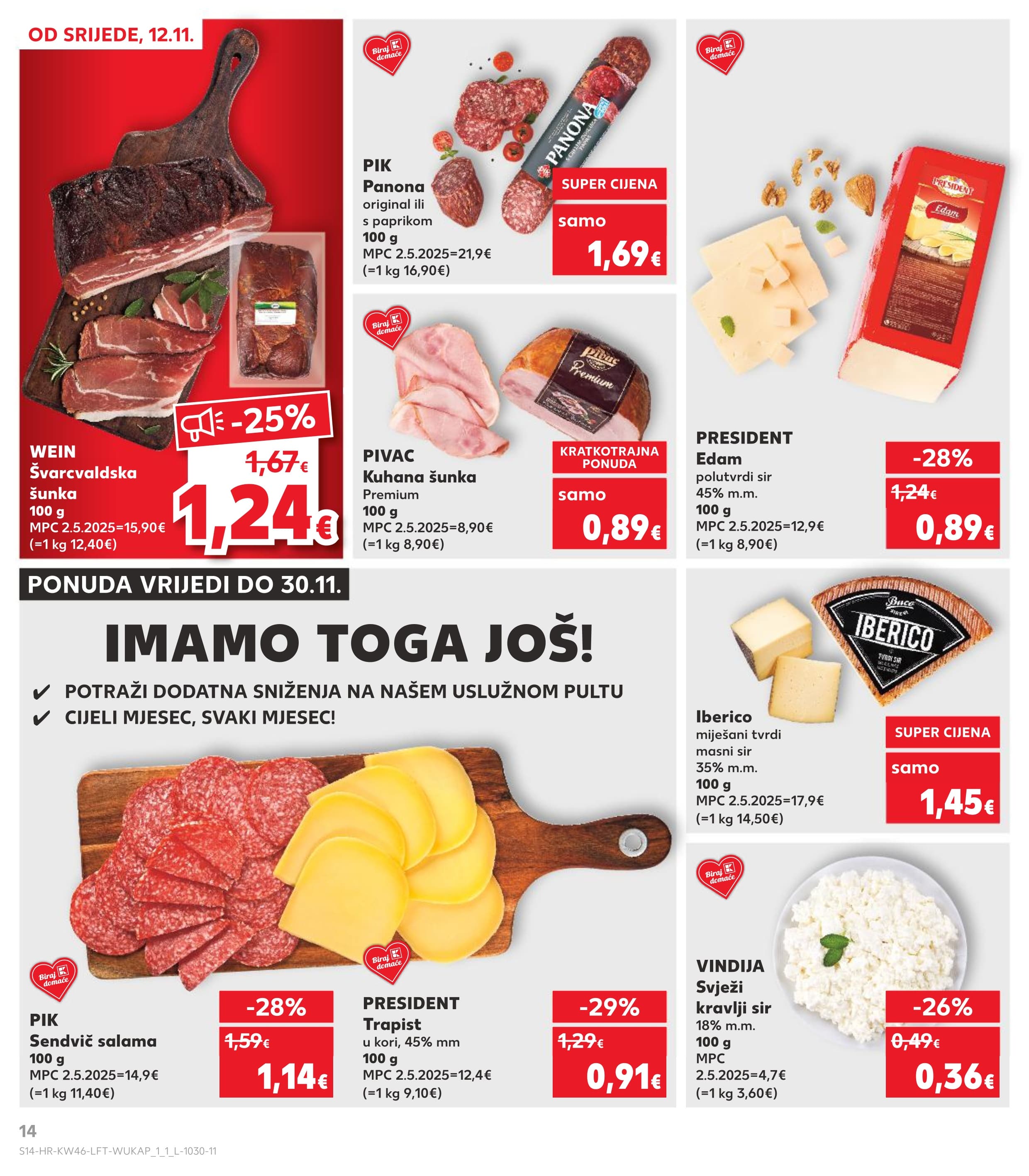 Stranica 14. Kaufland kataloga - Akcije od 12.11. do 17.11.2025.