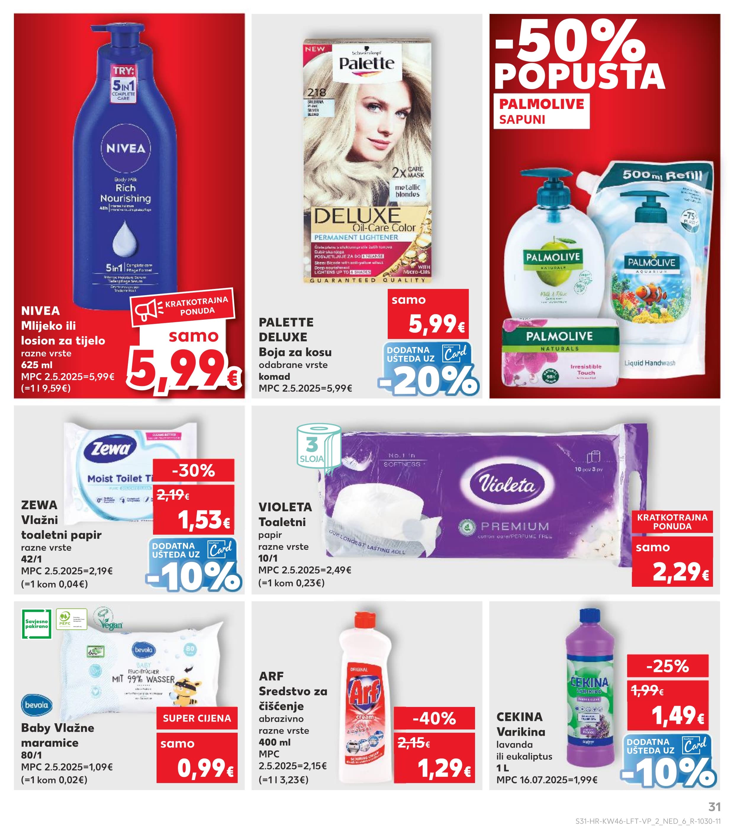 Stranica 31. Kaufland kataloga - Akcije od 12.11. do 17.11.2025.