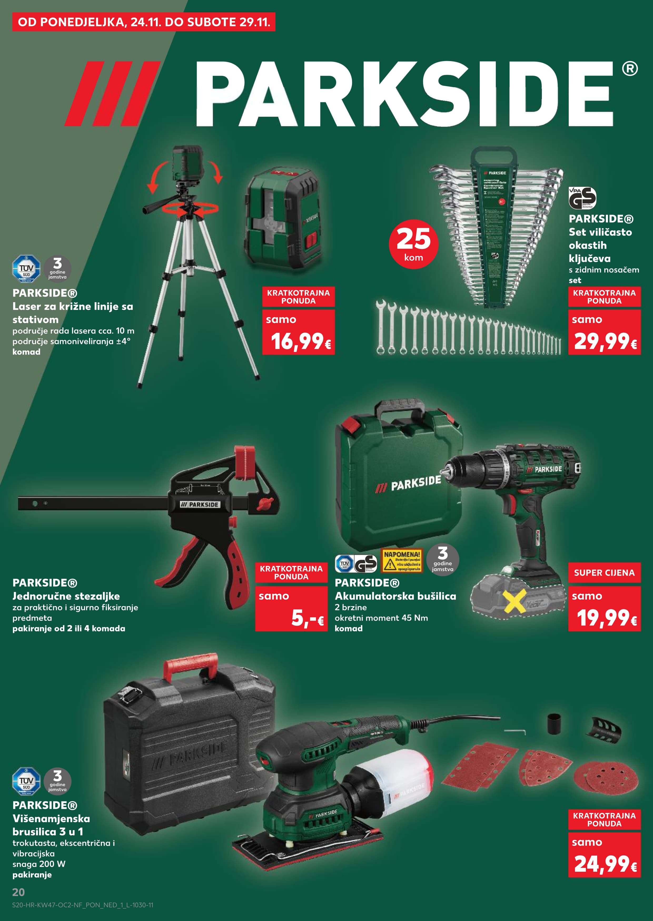 Stranica 20. Kaufland kataloga - Akcije od 19.11. do 25.11.2025.