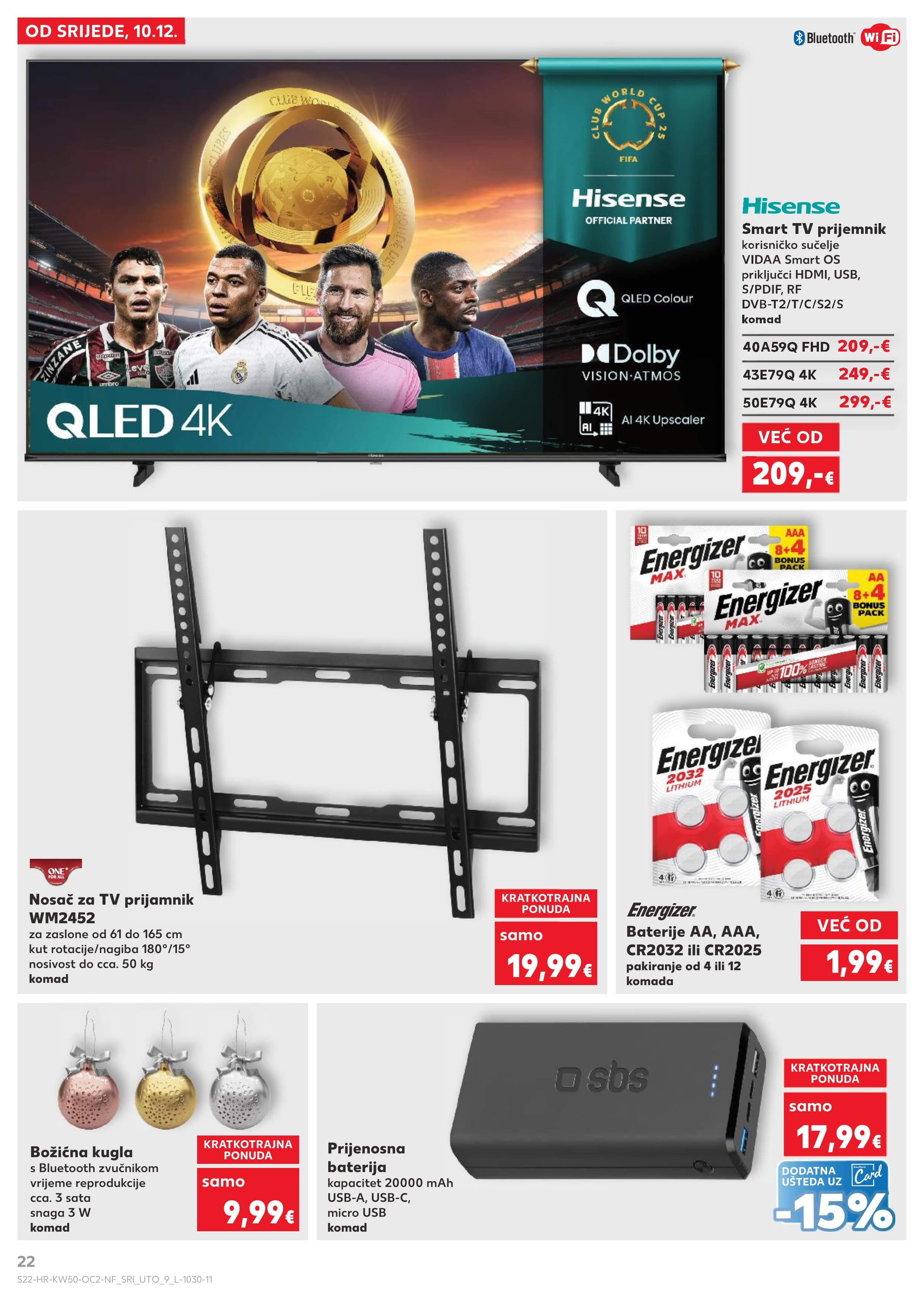 Stranica 22. Kaufland kataloga - Akcije od 10.12. do 16.12.2025.
