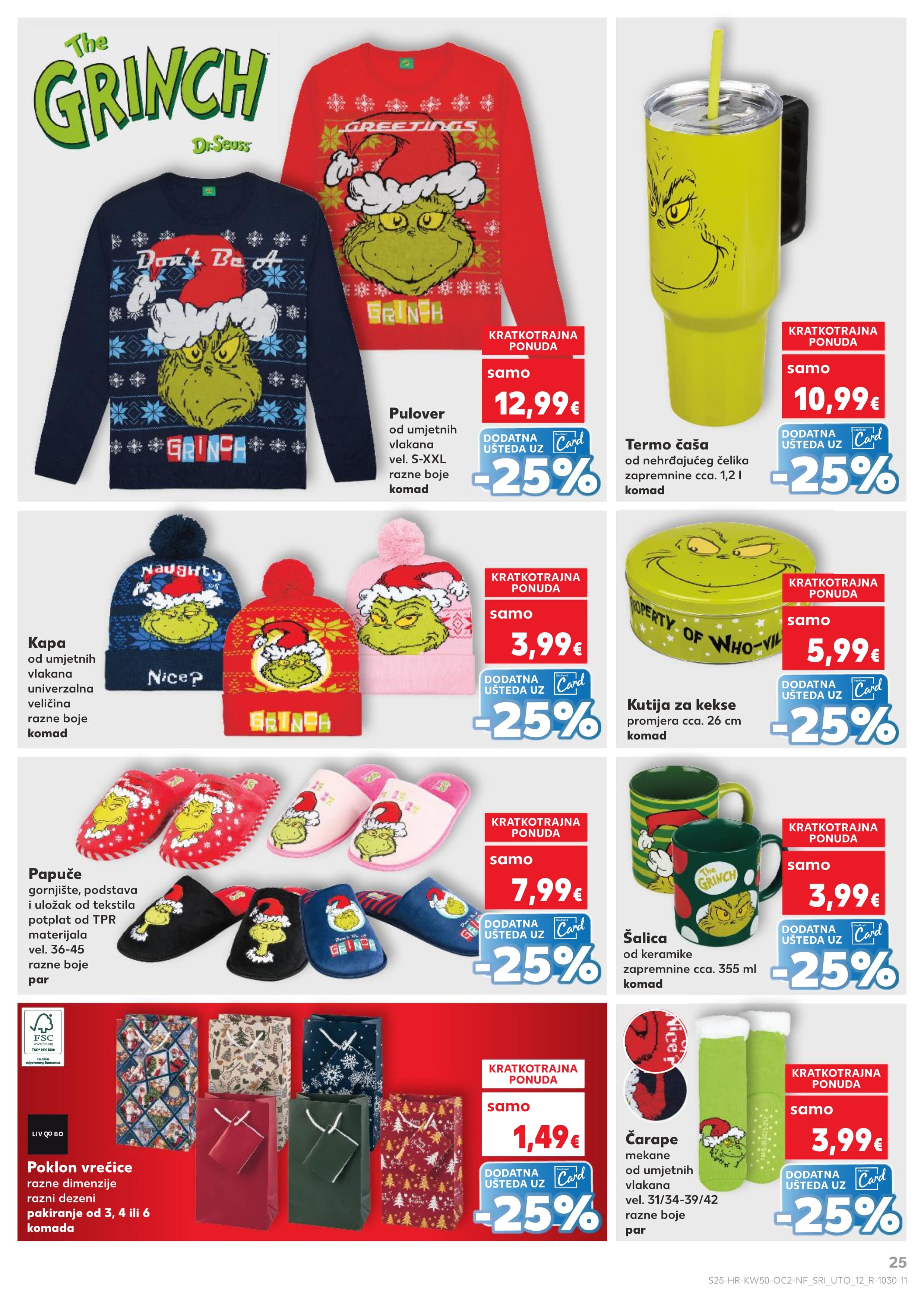 Stranica 25. Kaufland kataloga - Akcije od 10.12. do 16.12.2025.