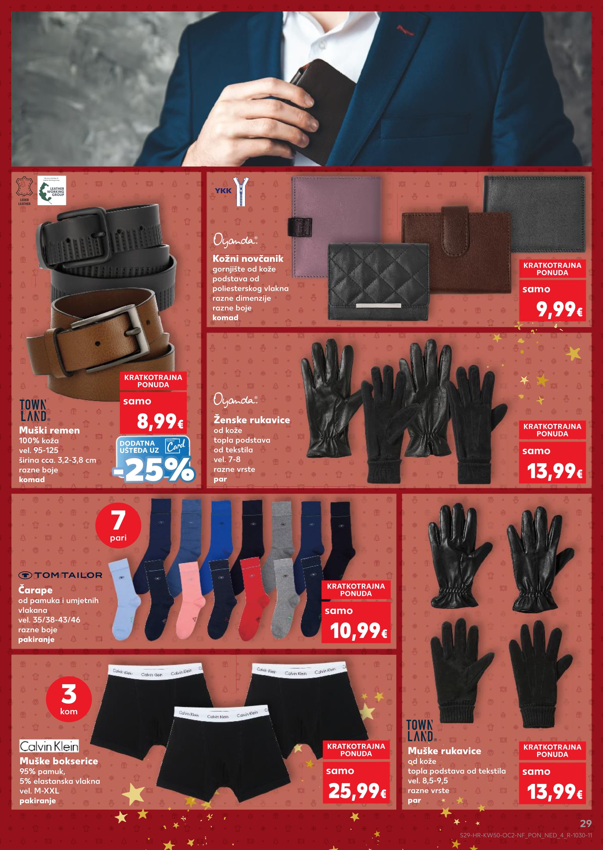 Stranica 29. Kaufland kataloga - Akcije od 10.12. do 16.12.2025.