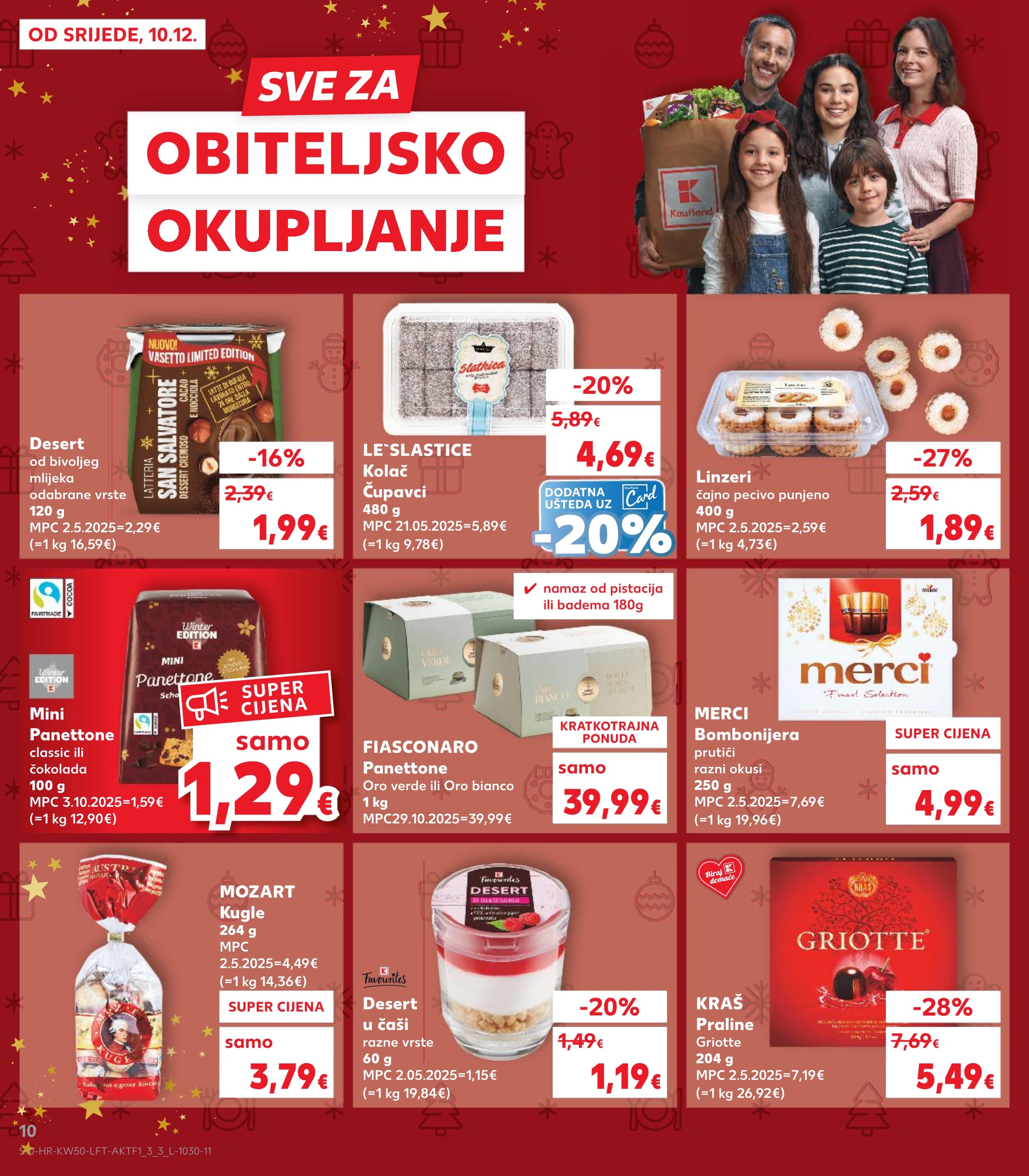 Stranica 10. Kaufland kataloga - Akcije od 10.12. do 16.12.2025.