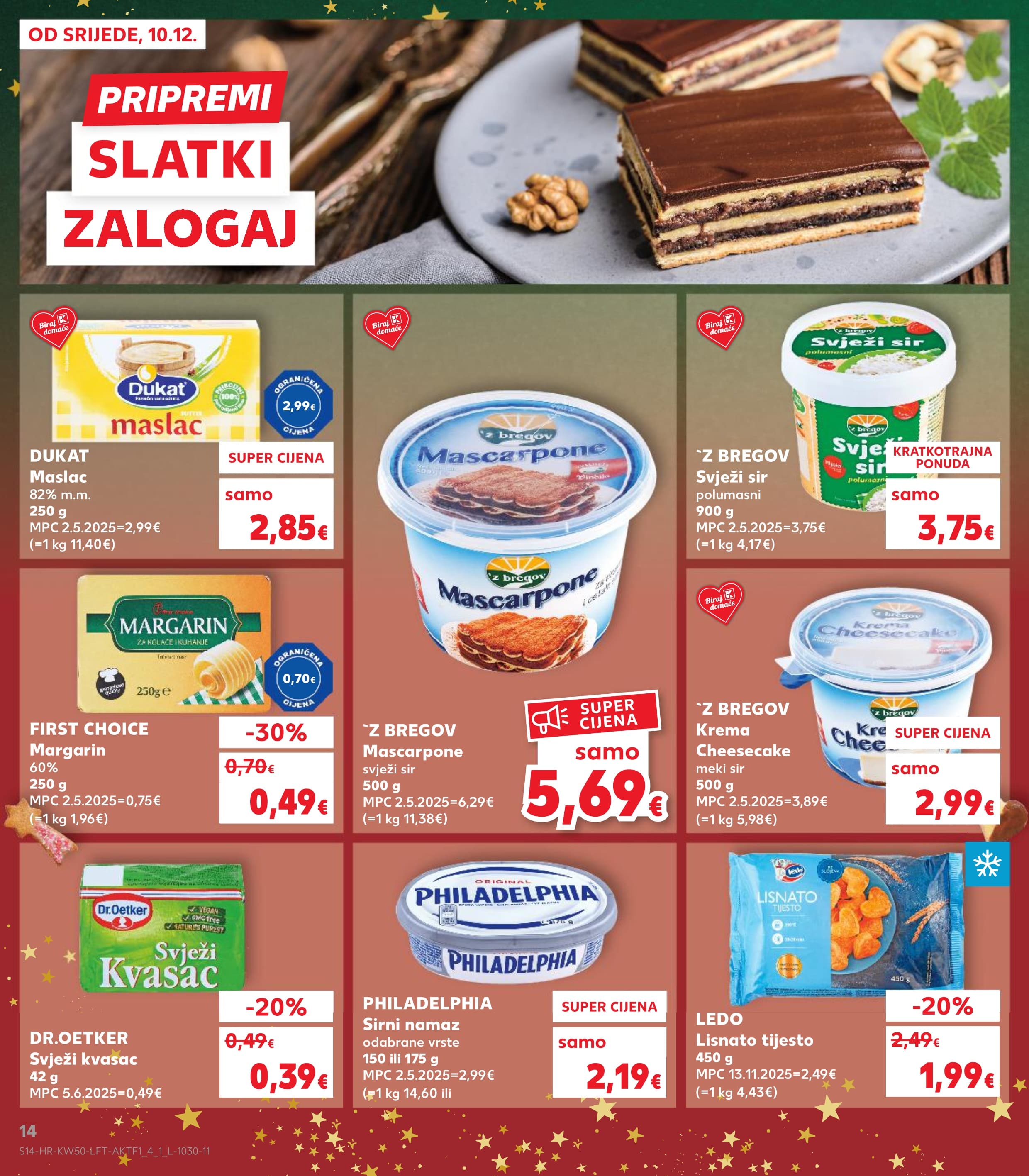 Stranica 14. Kaufland kataloga - Akcije od 10.12. do 16.12.2025.