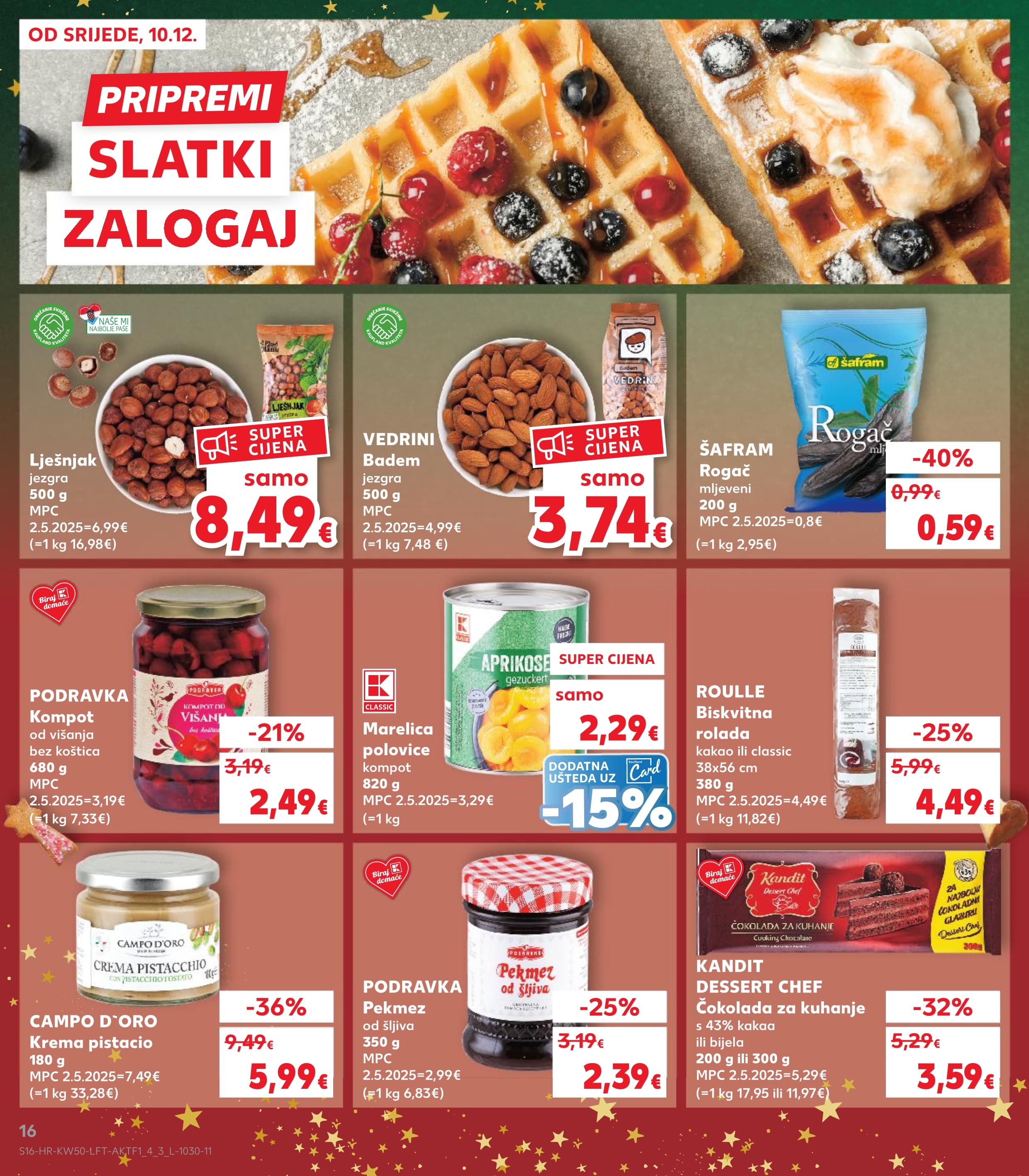 Stranica 16. Kaufland kataloga - Akcije od 10.12. do 16.12.2025.