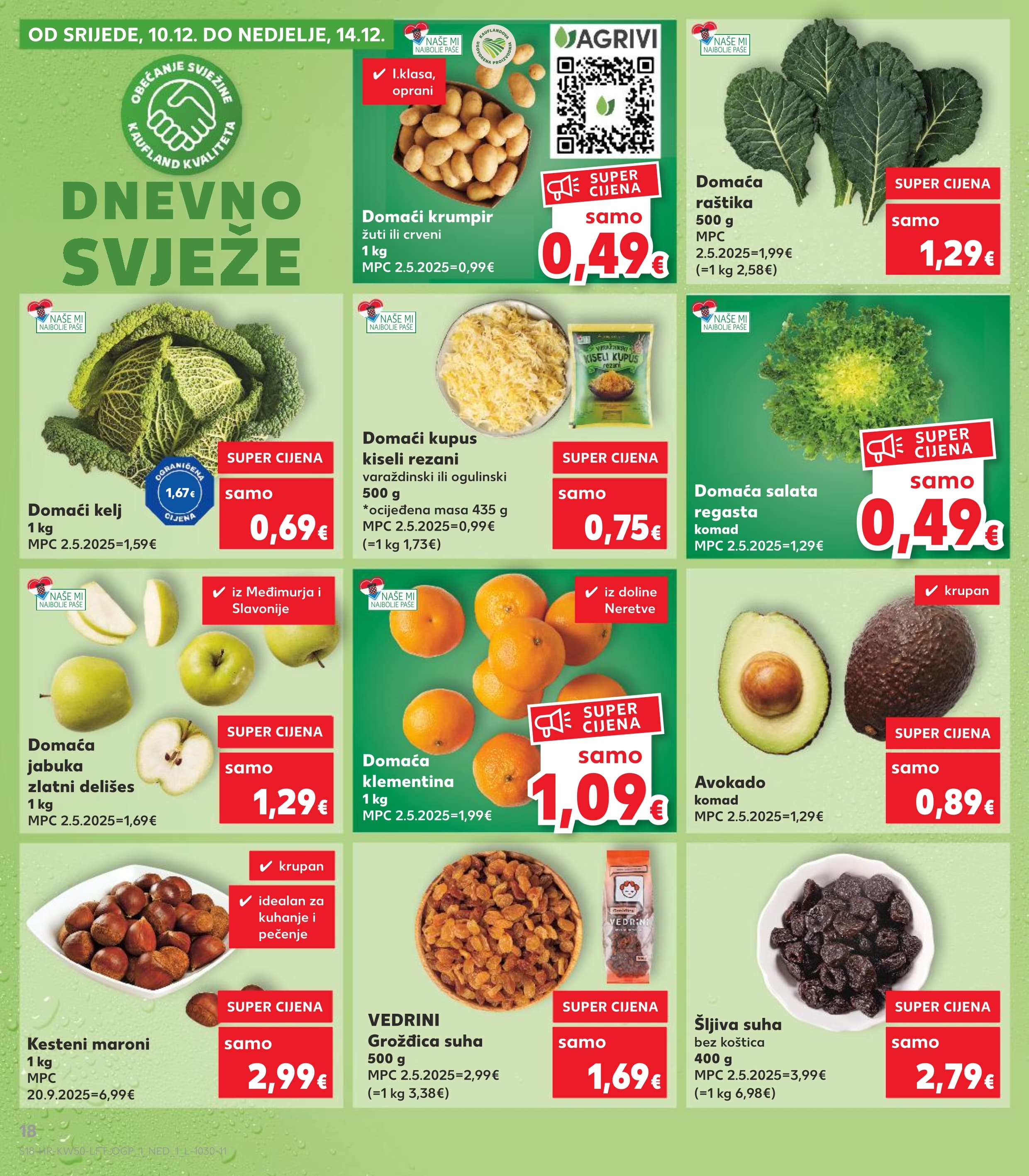 Stranica 18. Kaufland kataloga - Akcije od 10.12. do 16.12.2025.