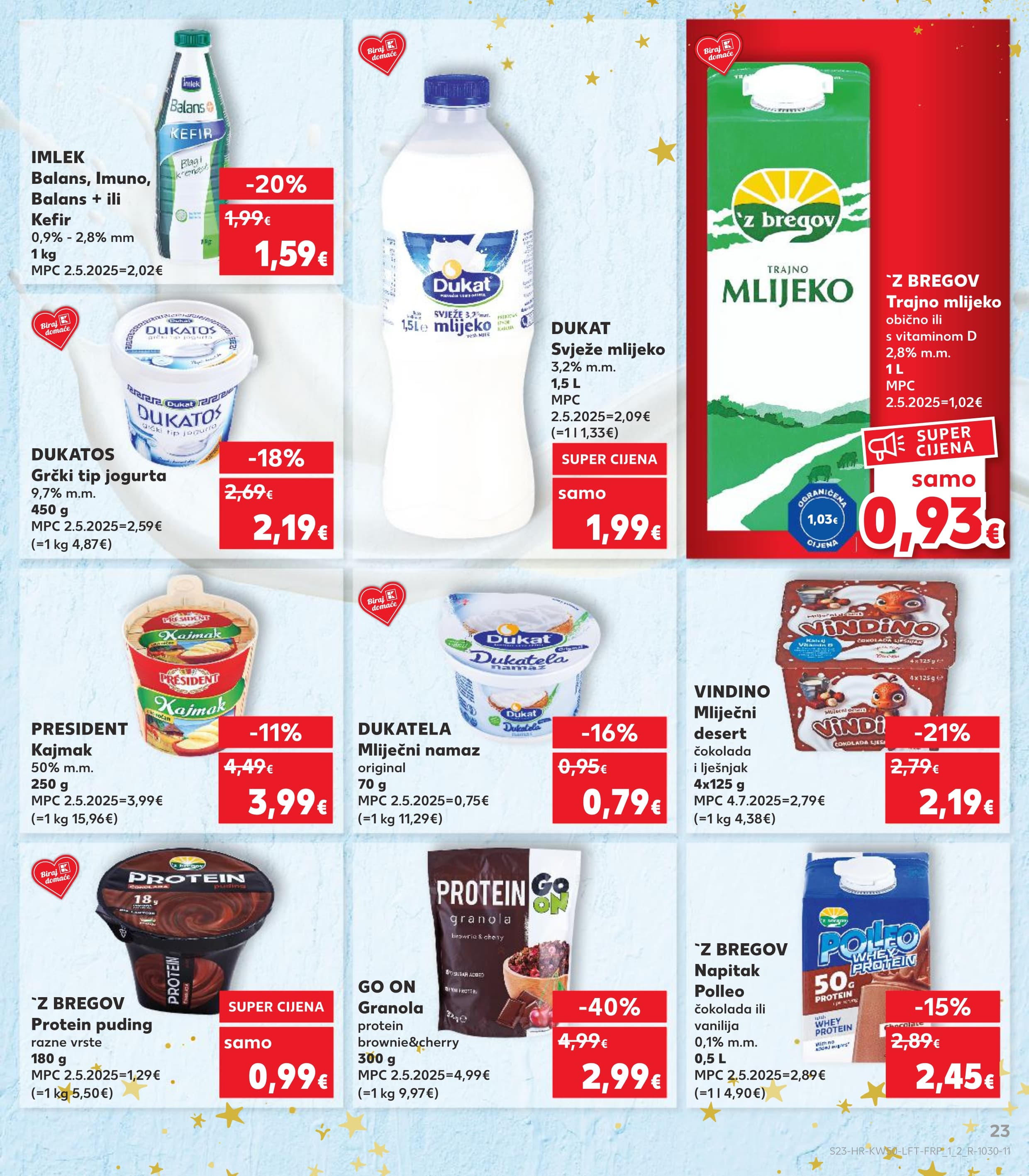 Stranica 23. Kaufland kataloga - Akcije od 10.12. do 16.12.2025.