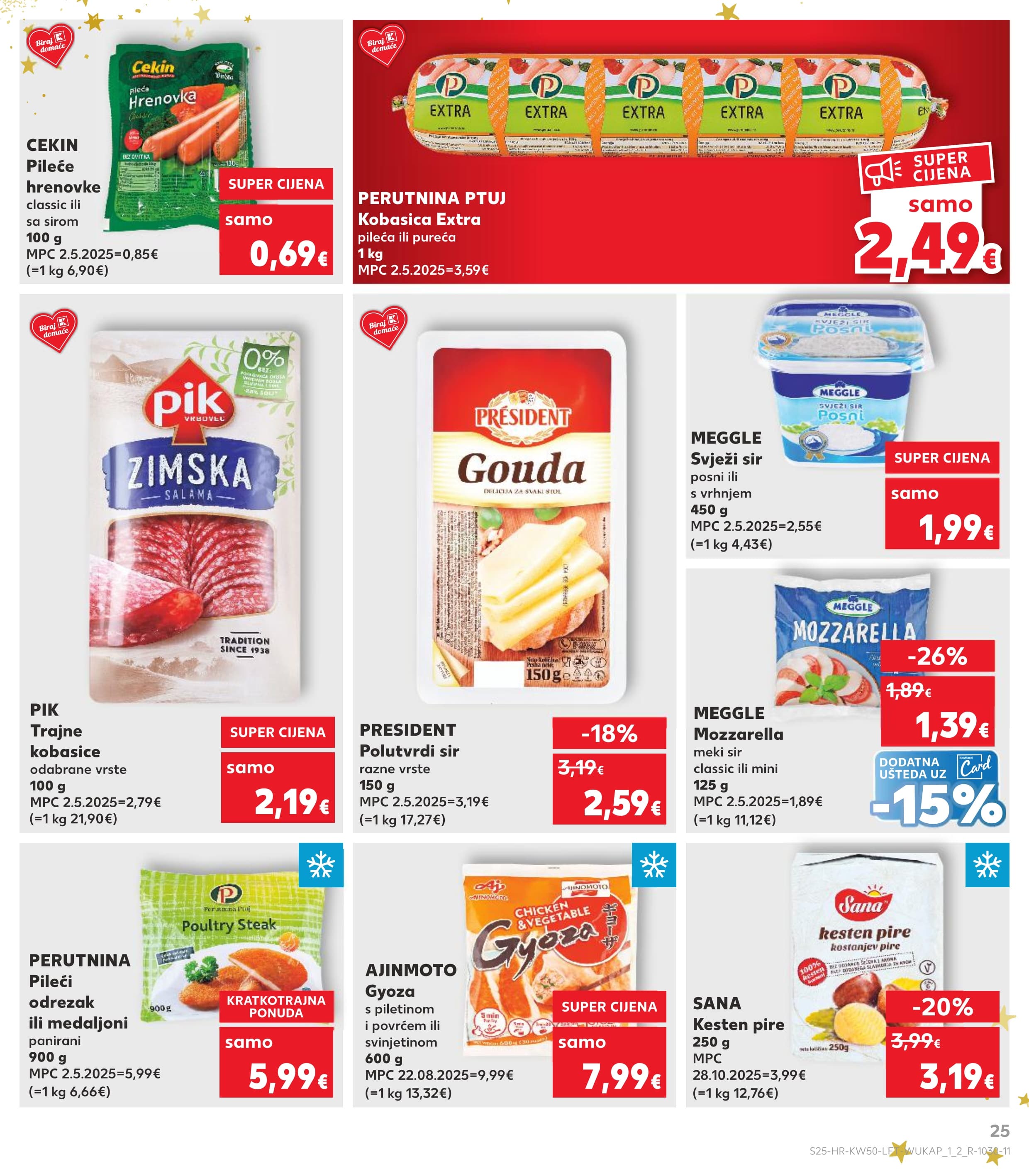 Stranica 25. Kaufland kataloga - Akcije od 10.12. do 16.12.2025.