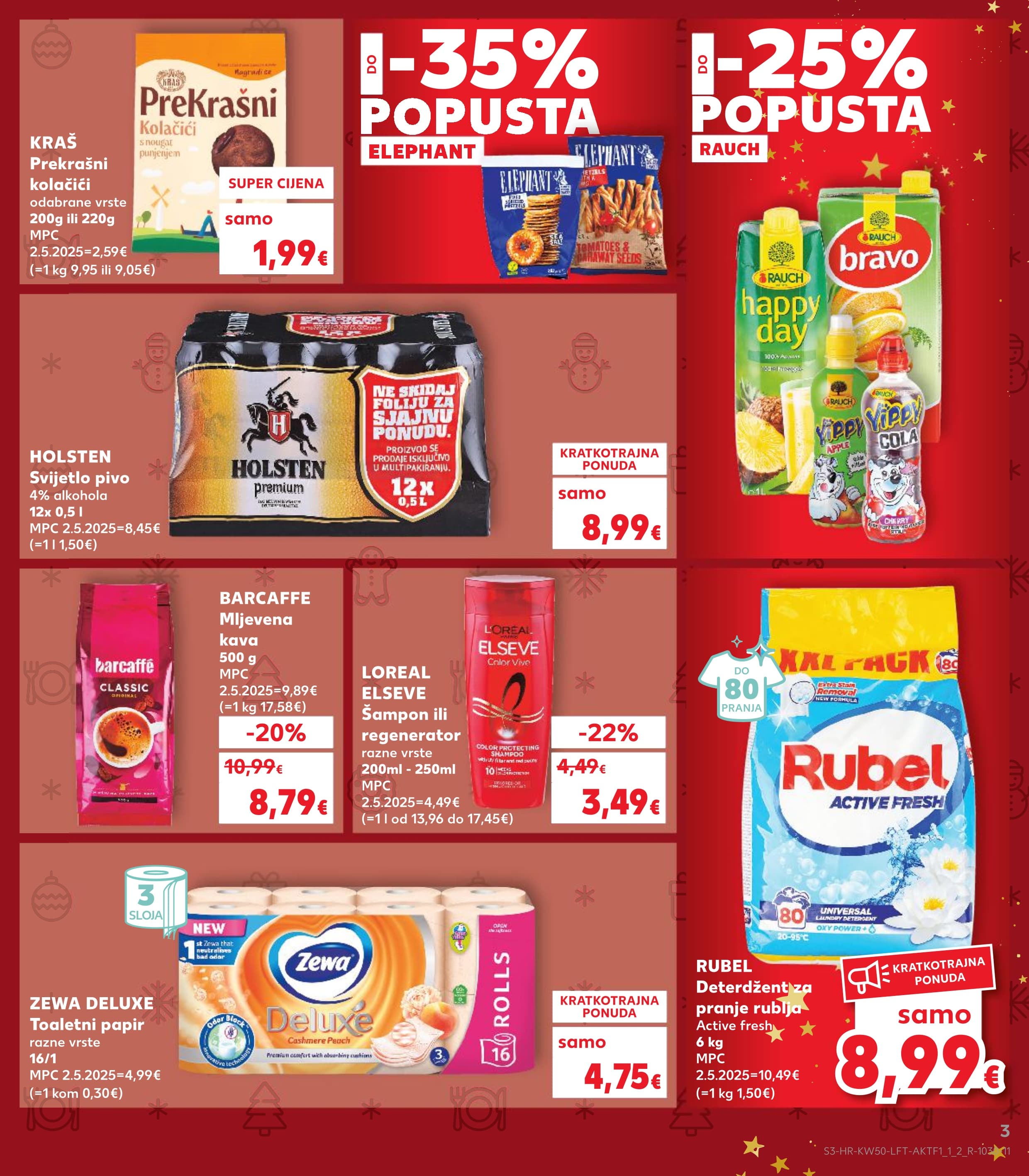 Stranica 3. Kaufland kataloga - Akcije od 10.12. do 16.12.2025.