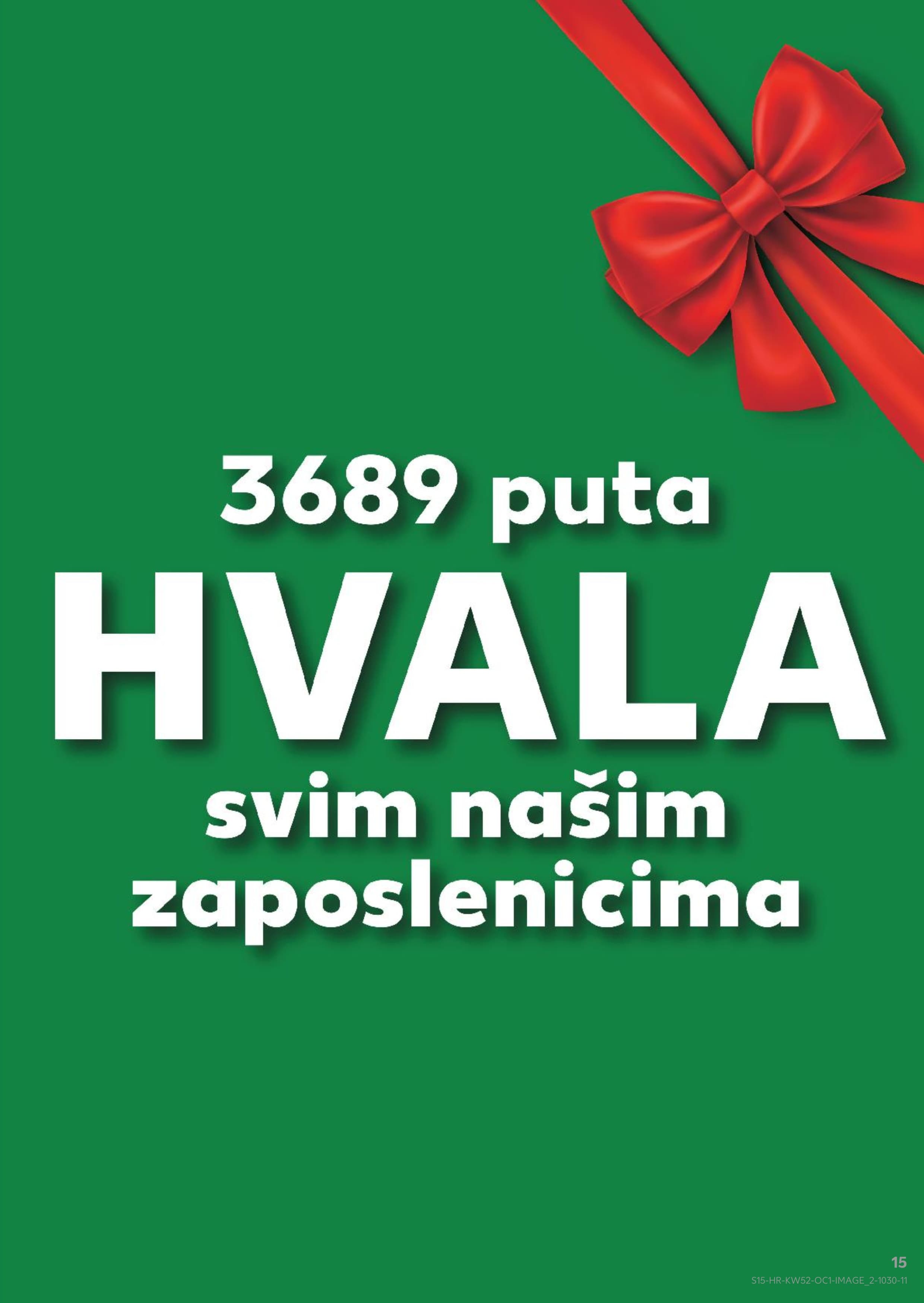 Stranica 15. Kaufland kataloga - Akcije od 27.12. do 31.12.2025.