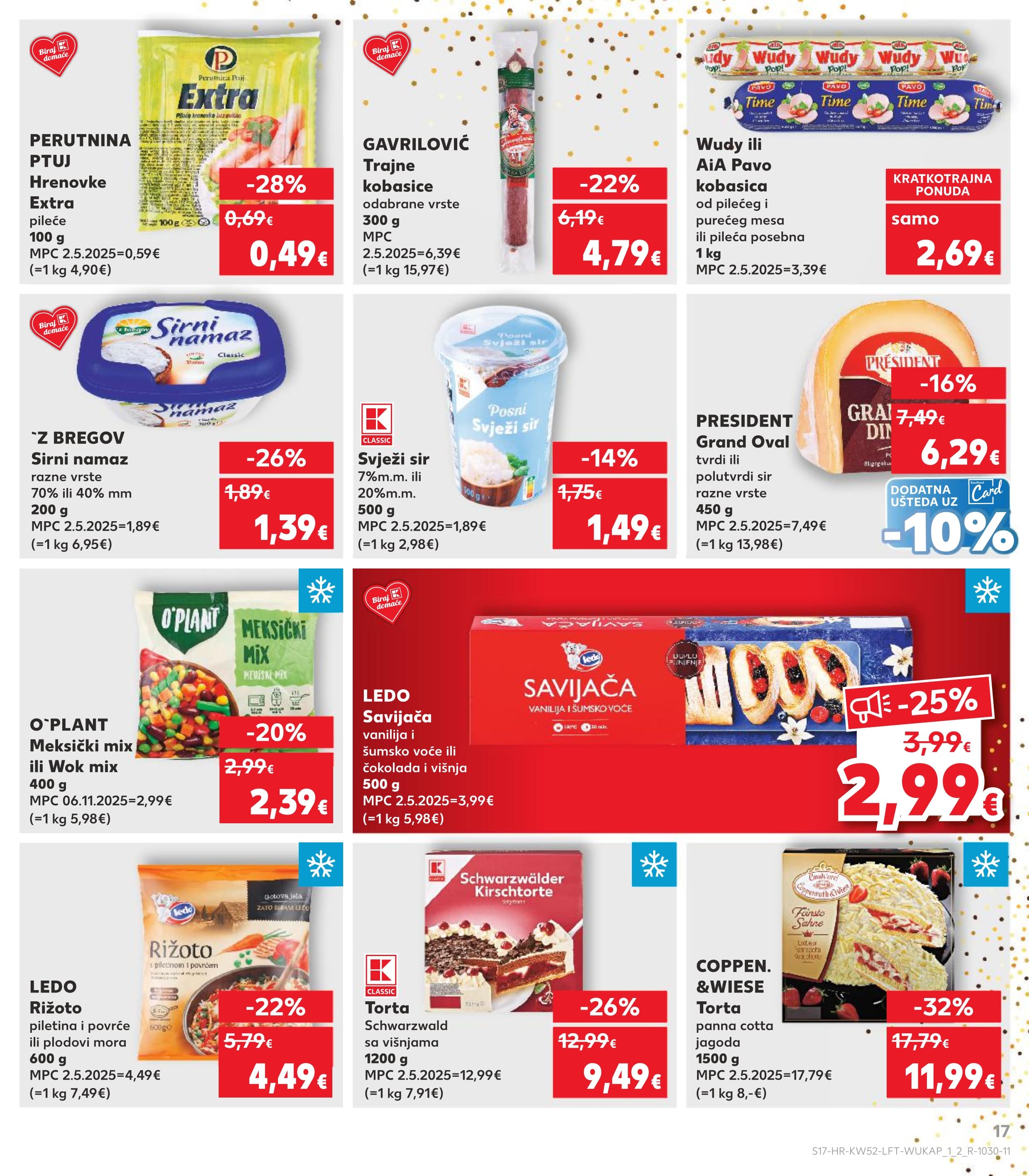 Stranica 17. Kaufland kataloga - Akcije od 27.12. do 31.12.2025.