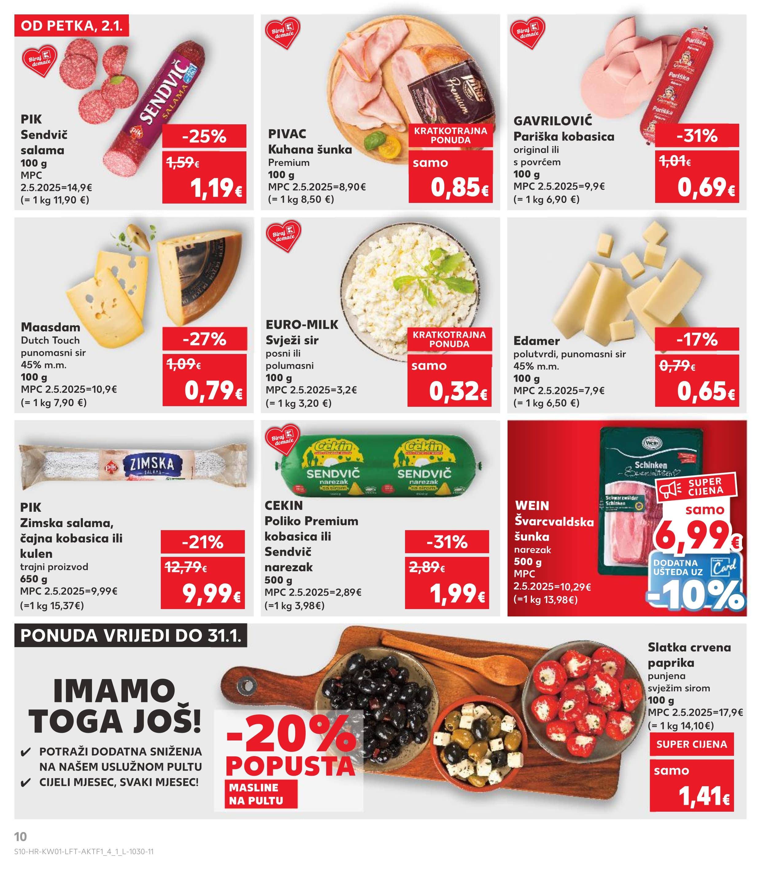 Stranica 10. Kaufland kataloga - od 02.01. do 05.01.2026.