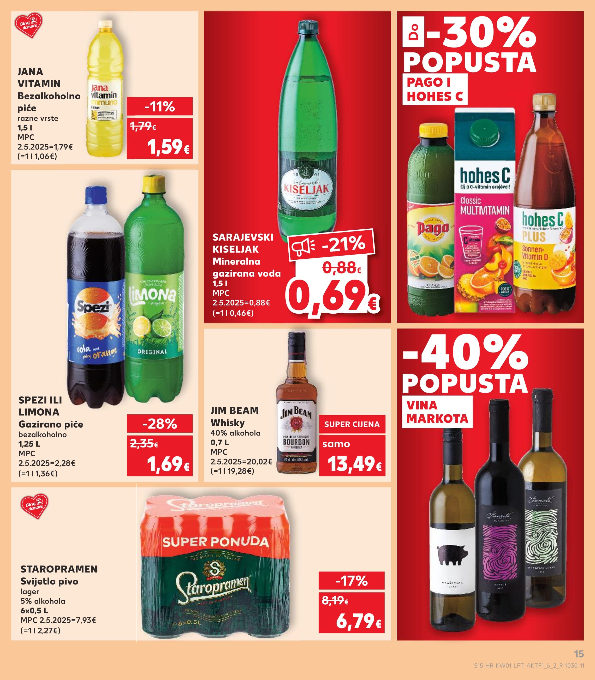 Stranica 15. Kaufland kataloga - od 02.01. do 05.01.2026.