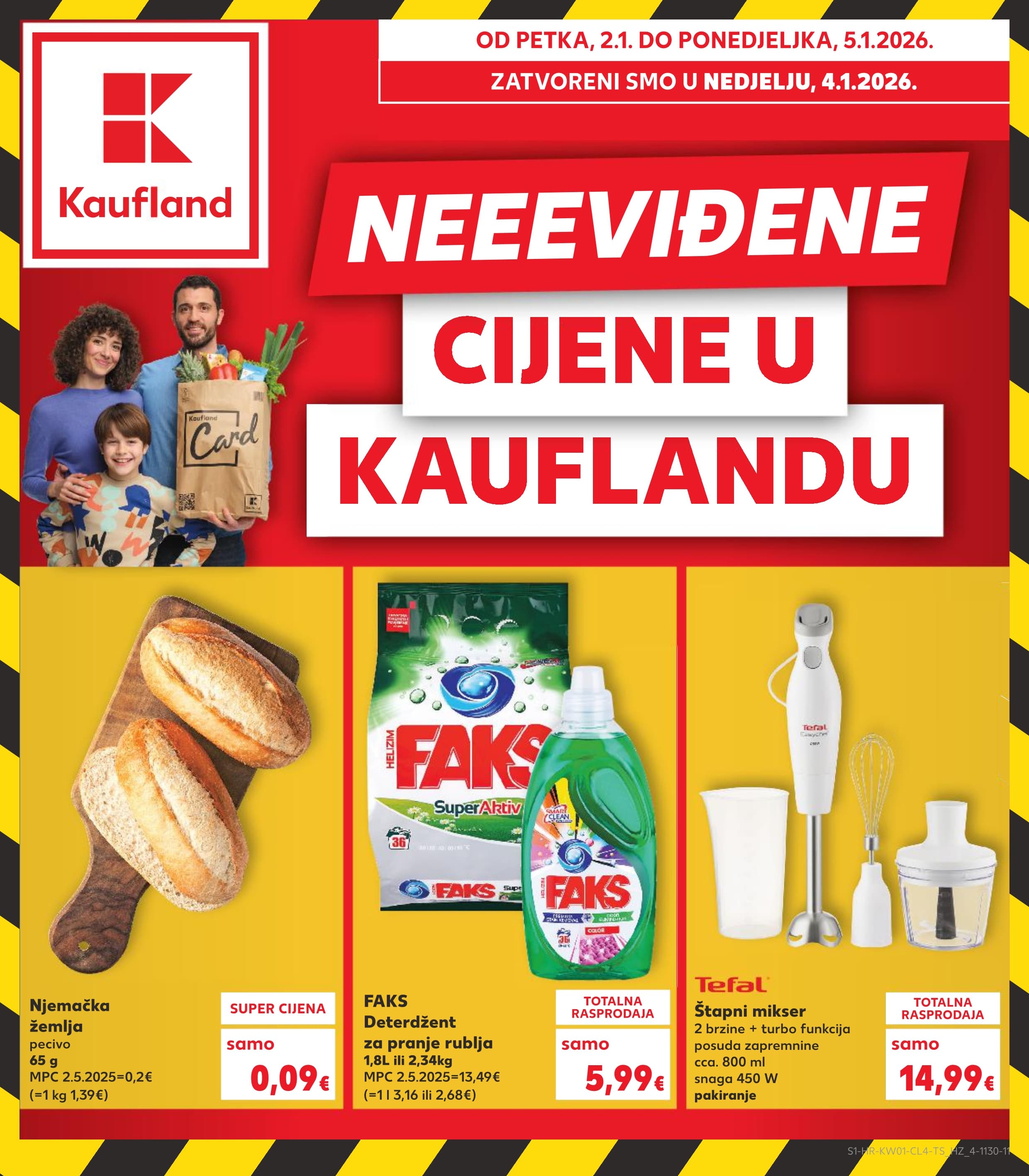 Stranica 1. Kaufland kataloga - od 02.01. do 05.01.2026.