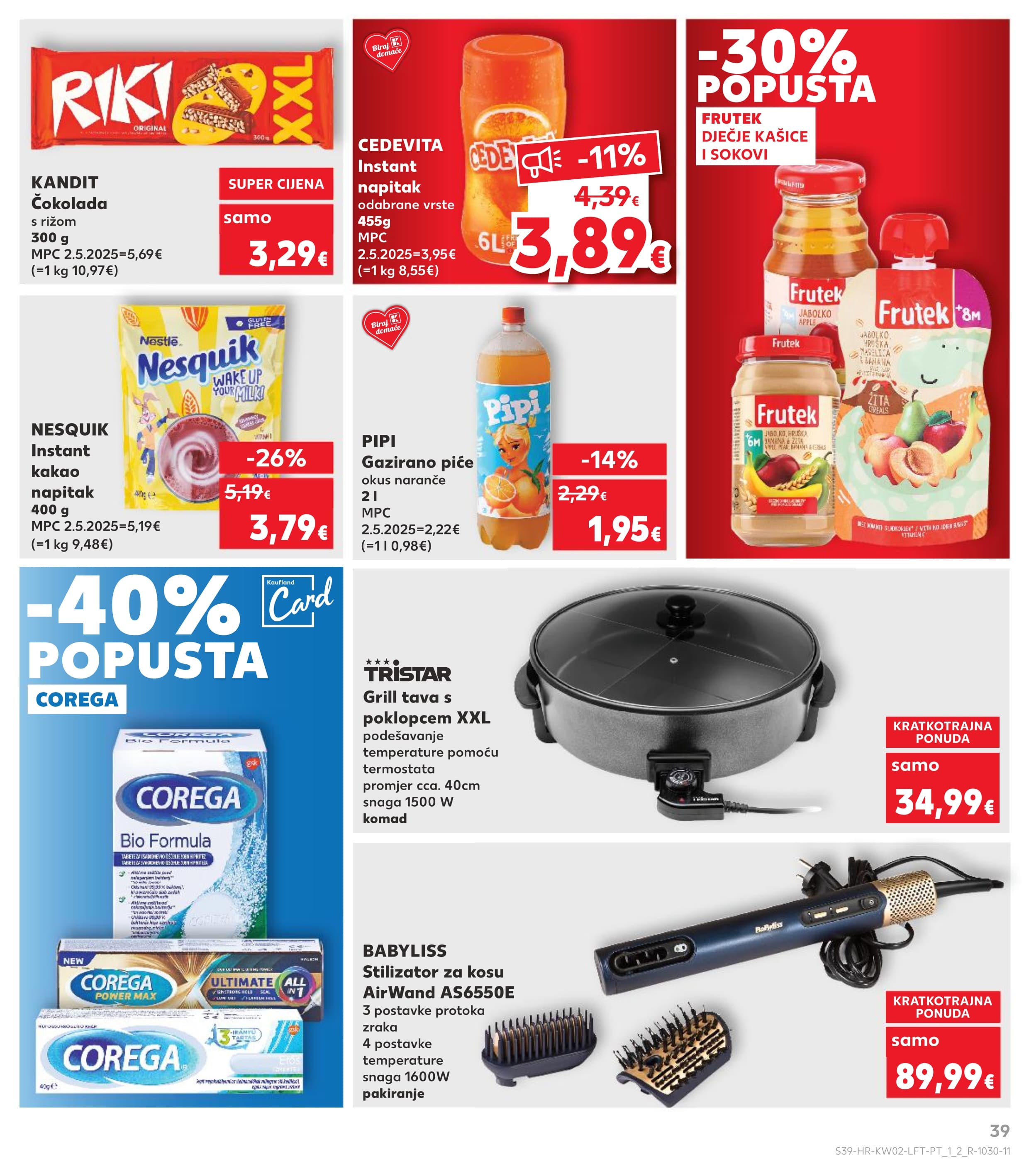 Stranica 39. Kaufland kataloga - Prehrambeni proizvodi
