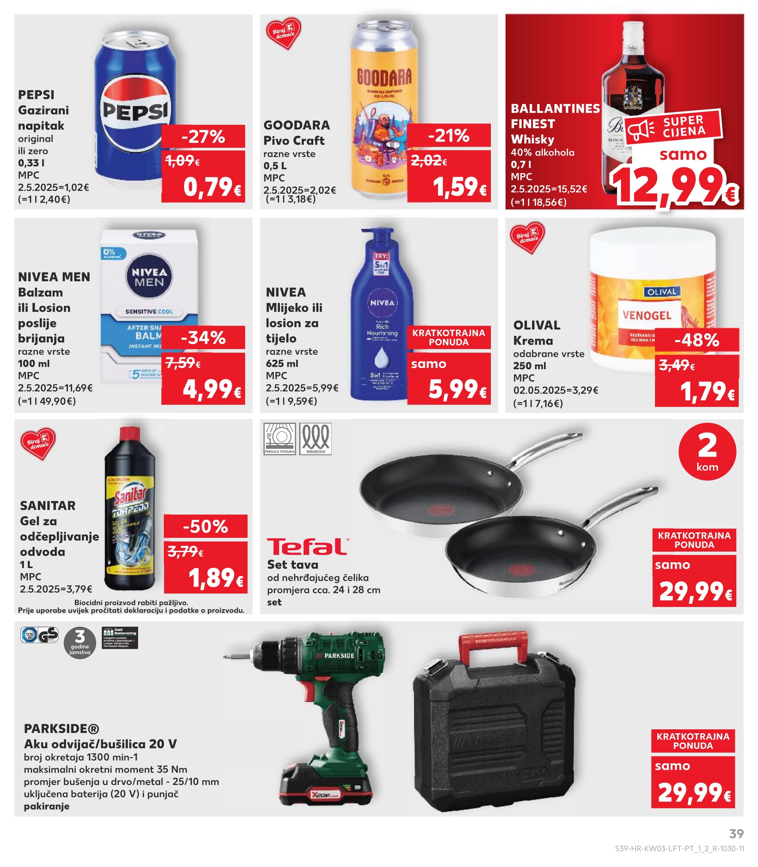 Stranica 39. Kaufland kataloga - Prehrambeni proizvodi