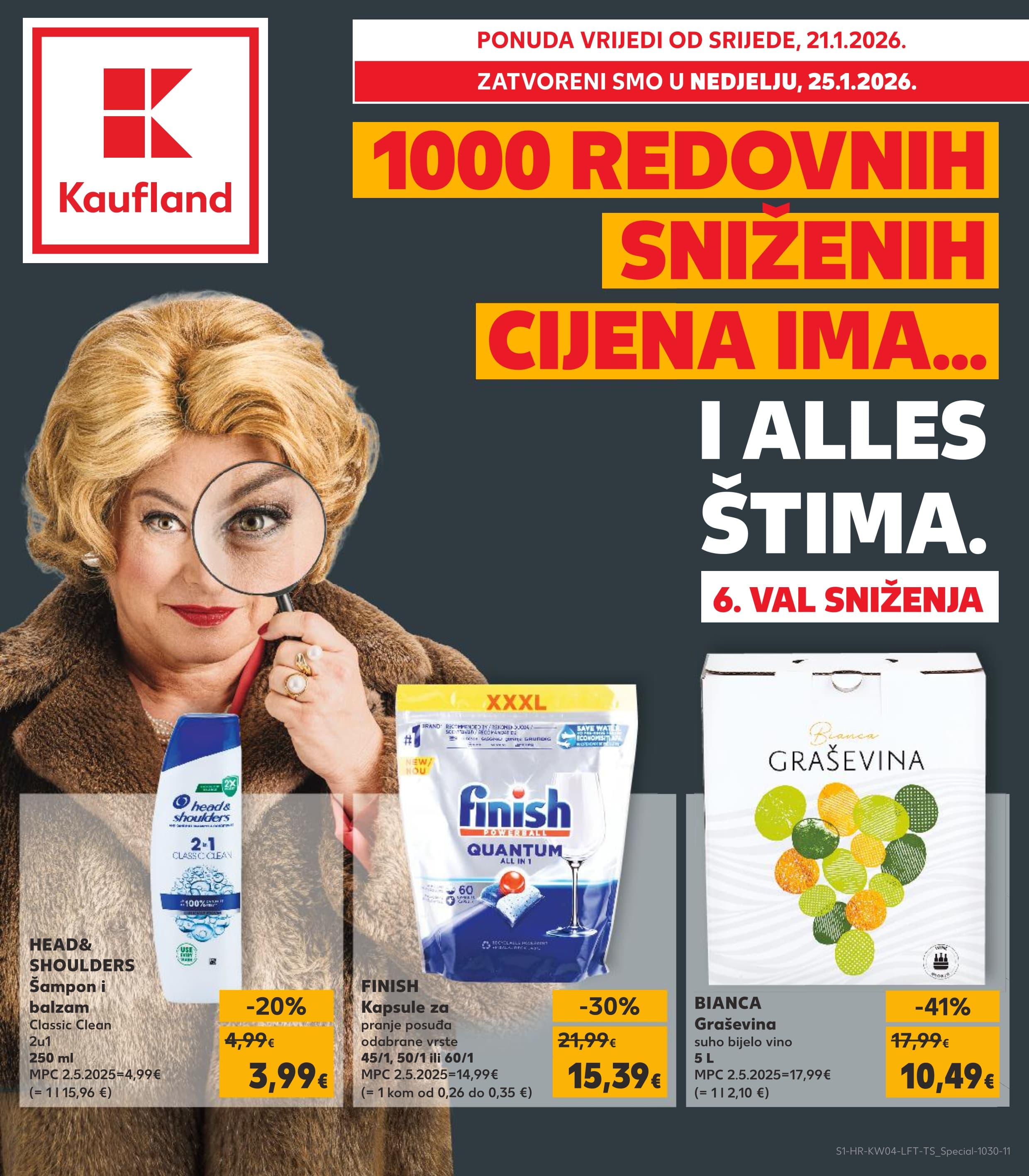 Stranica 1. Kaufland kataloga - Prehrana akcija