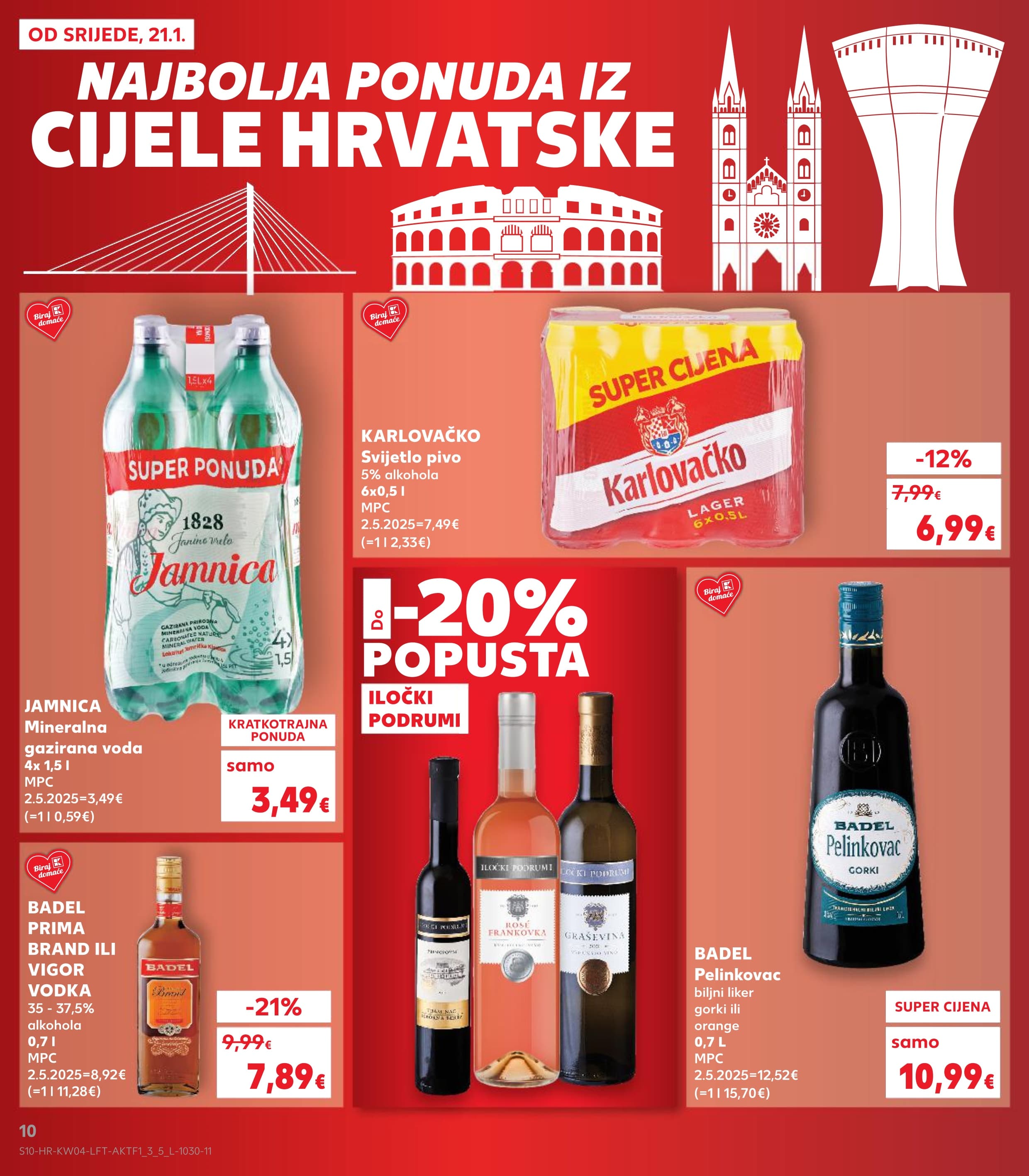 Stranica 10. Kaufland kataloga - Prehrana akcija