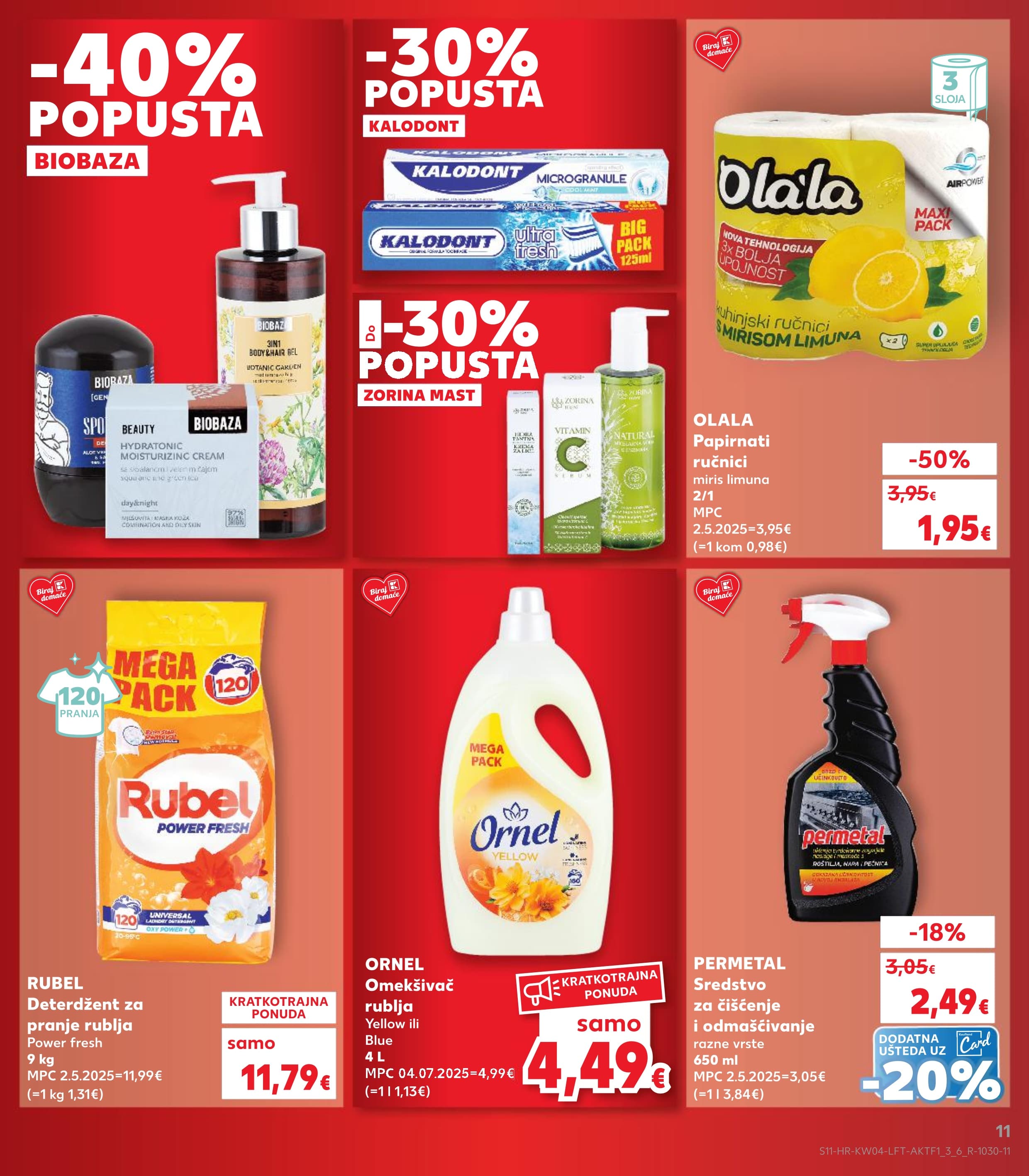 Stranica 11. Kaufland kataloga - Prehrana akcija
