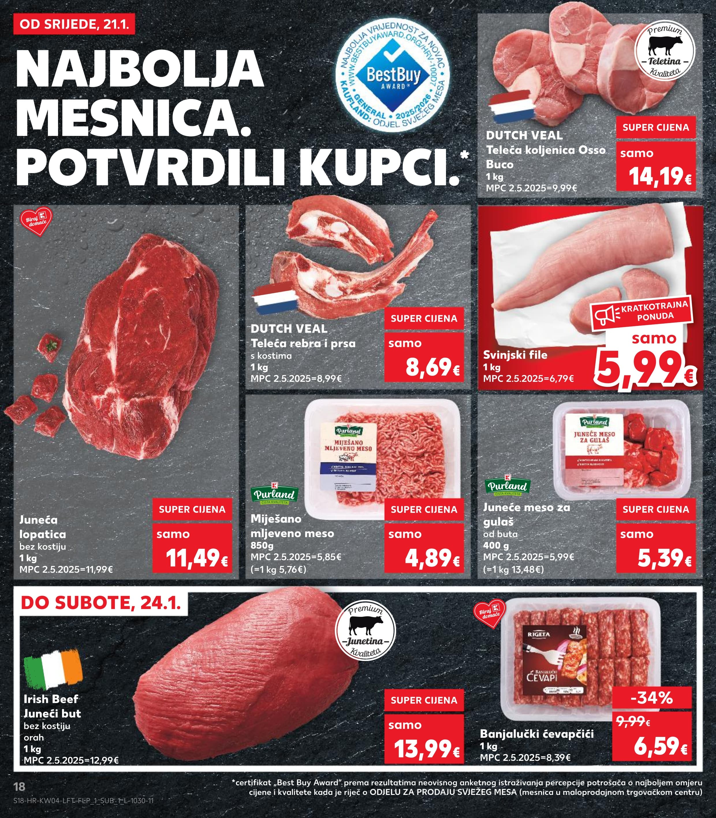 Stranica 18. Kaufland kataloga - Prehrana akcija