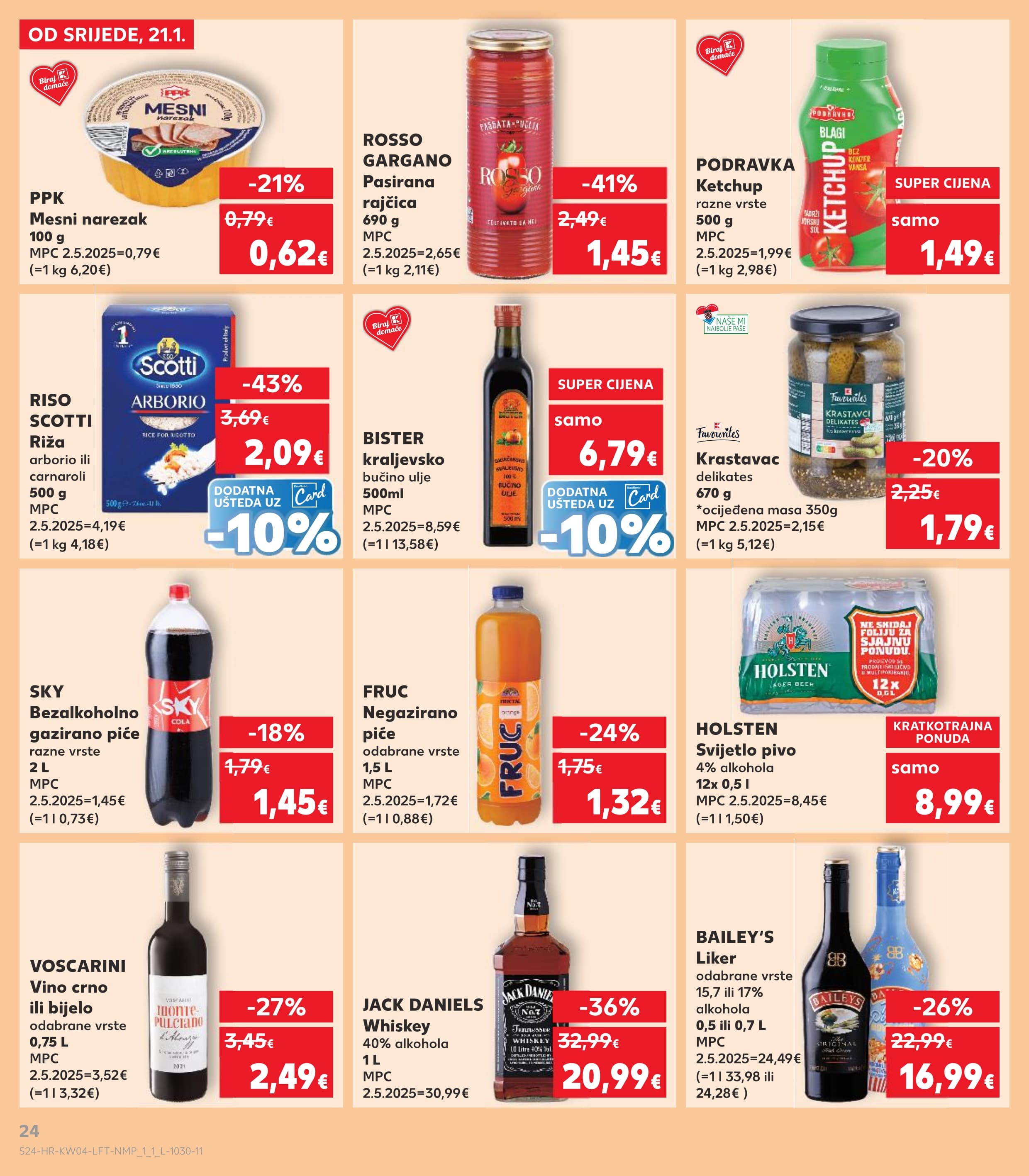 Stranica 24. Kaufland kataloga - Prehrana akcija