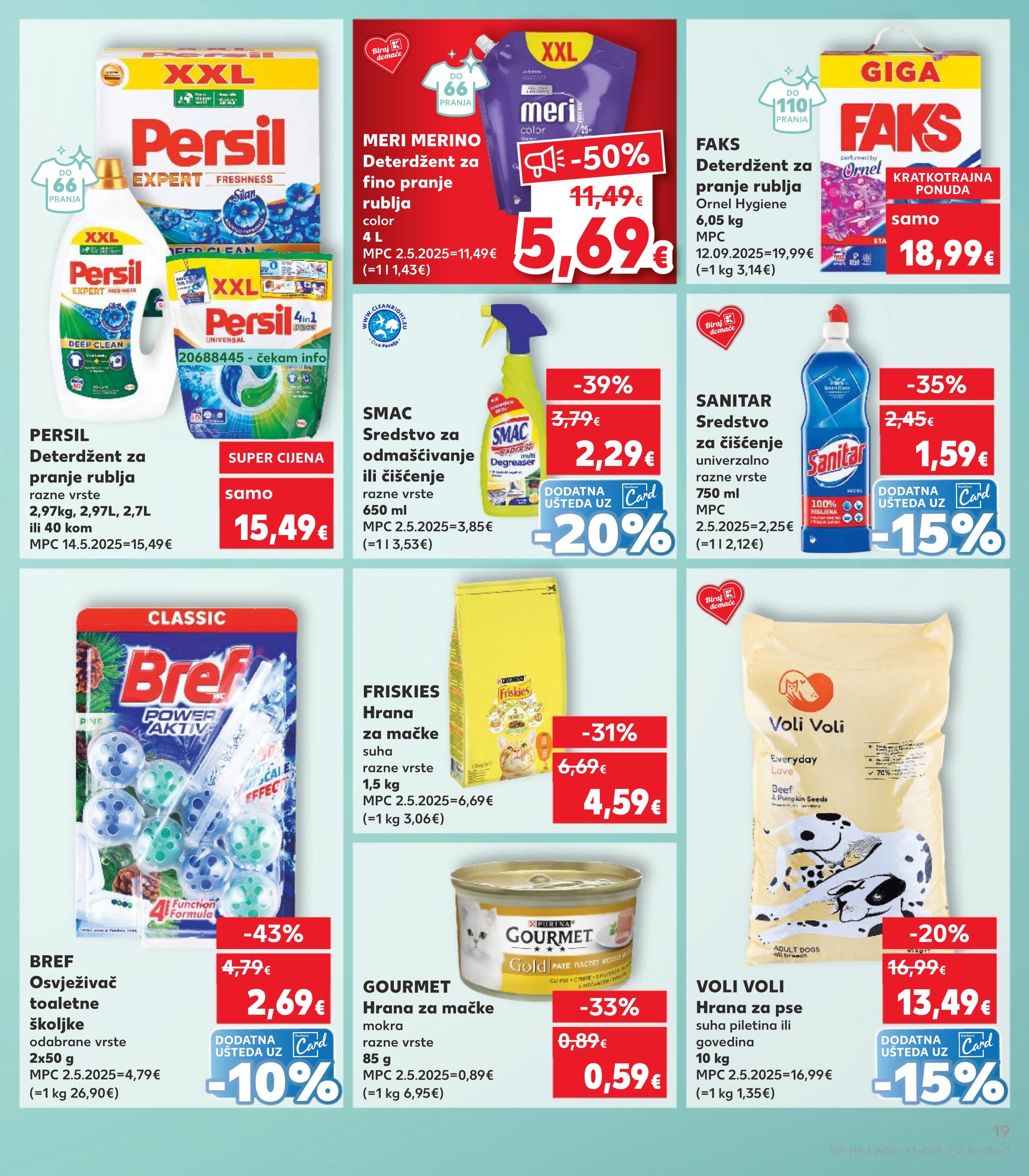 Stranica 19. Kaufland kataloga - Tjedna Akcija Prehrana