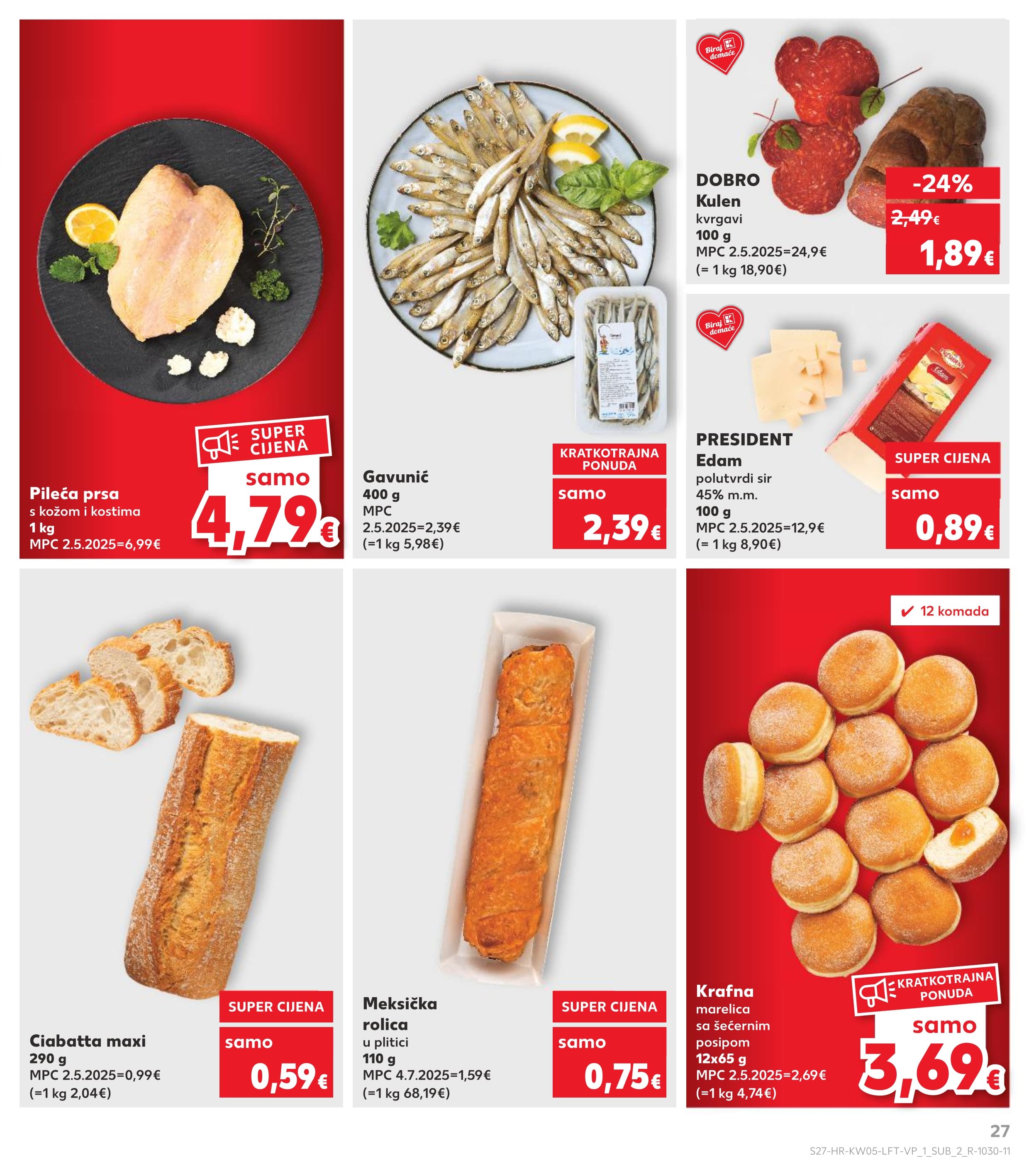 Stranica 27. Kaufland kataloga - Tjedna Akcija Prehrana