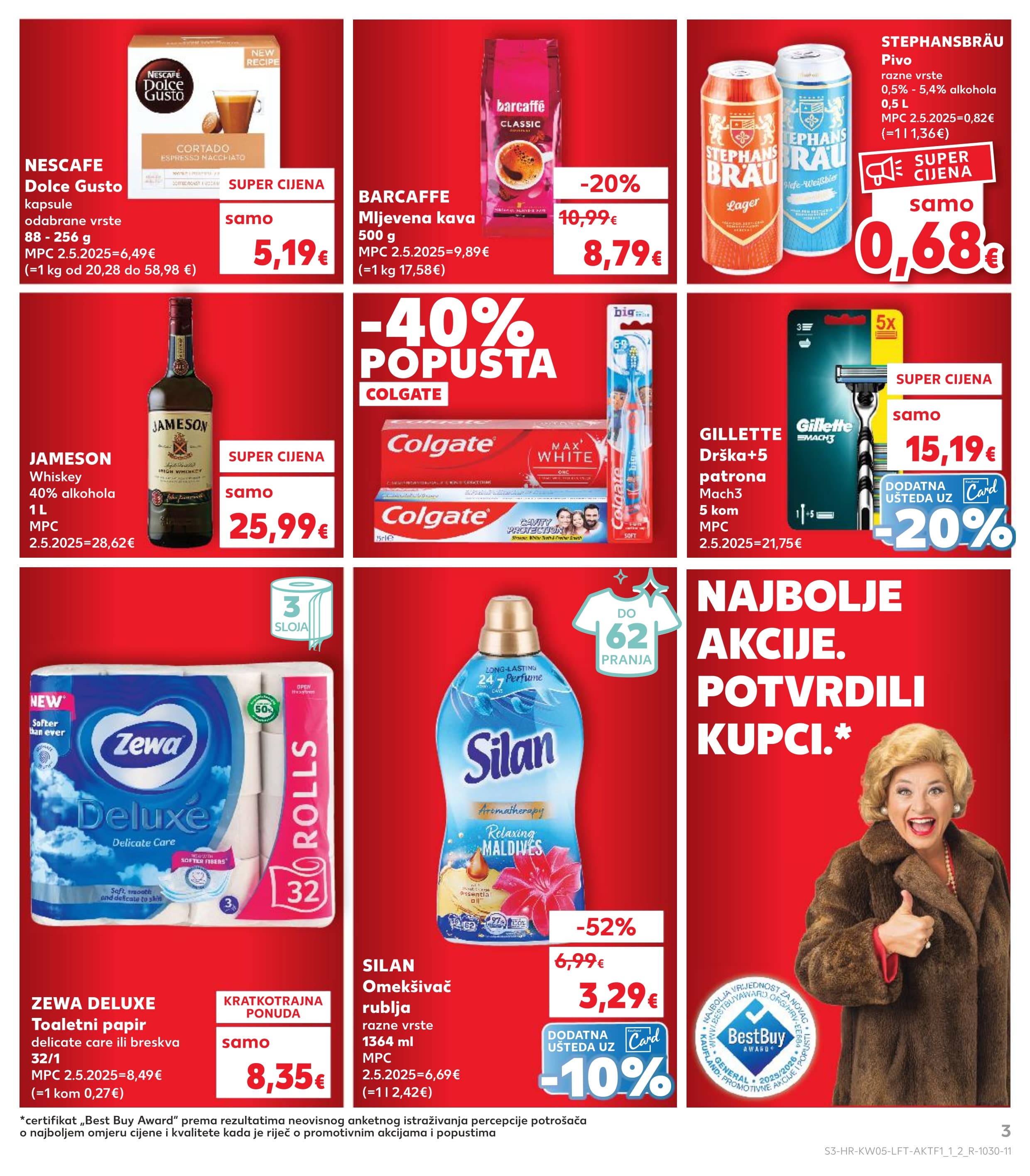 Stranica 3. Kaufland kataloga - Tjedna Akcija Prehrana