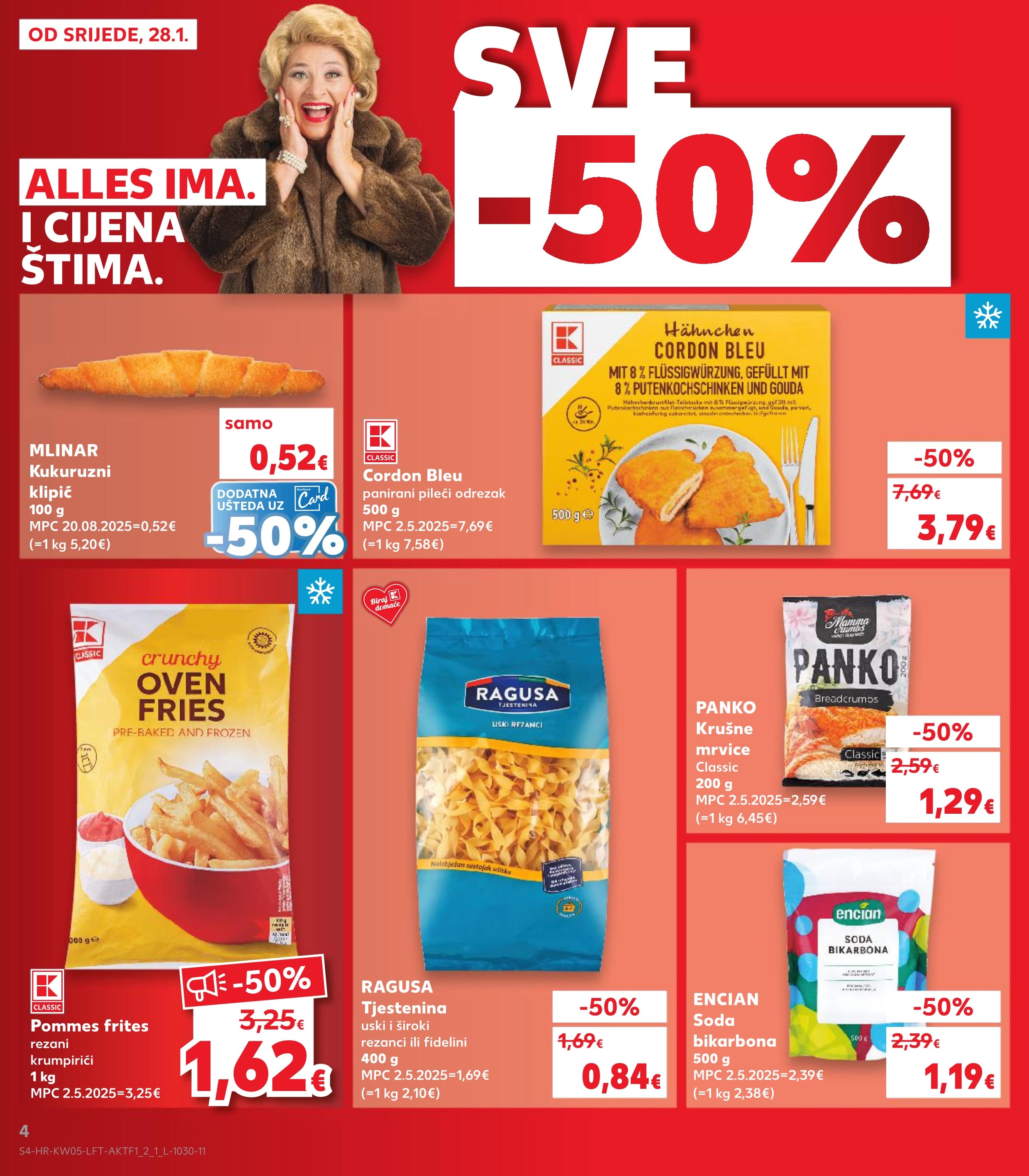 Stranica 4. Kaufland kataloga - Tjedna Akcija Prehrana