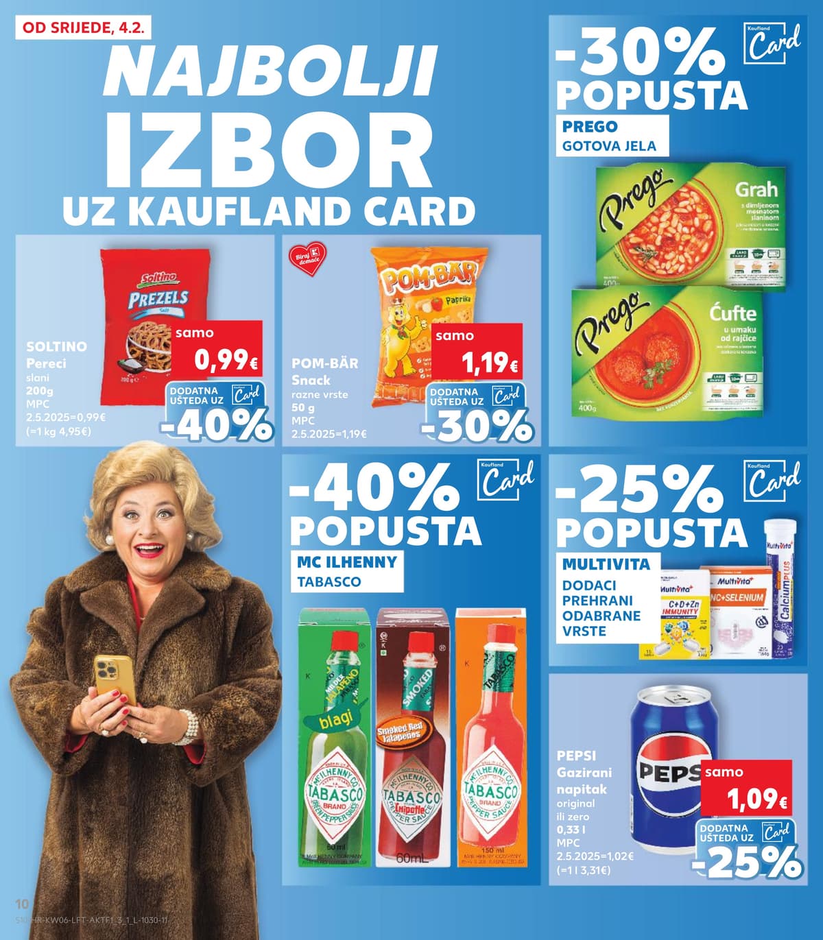 Stranica 10. Kaufland kataloga - Tjedna Akcija Prehrana od 14.02.2026.