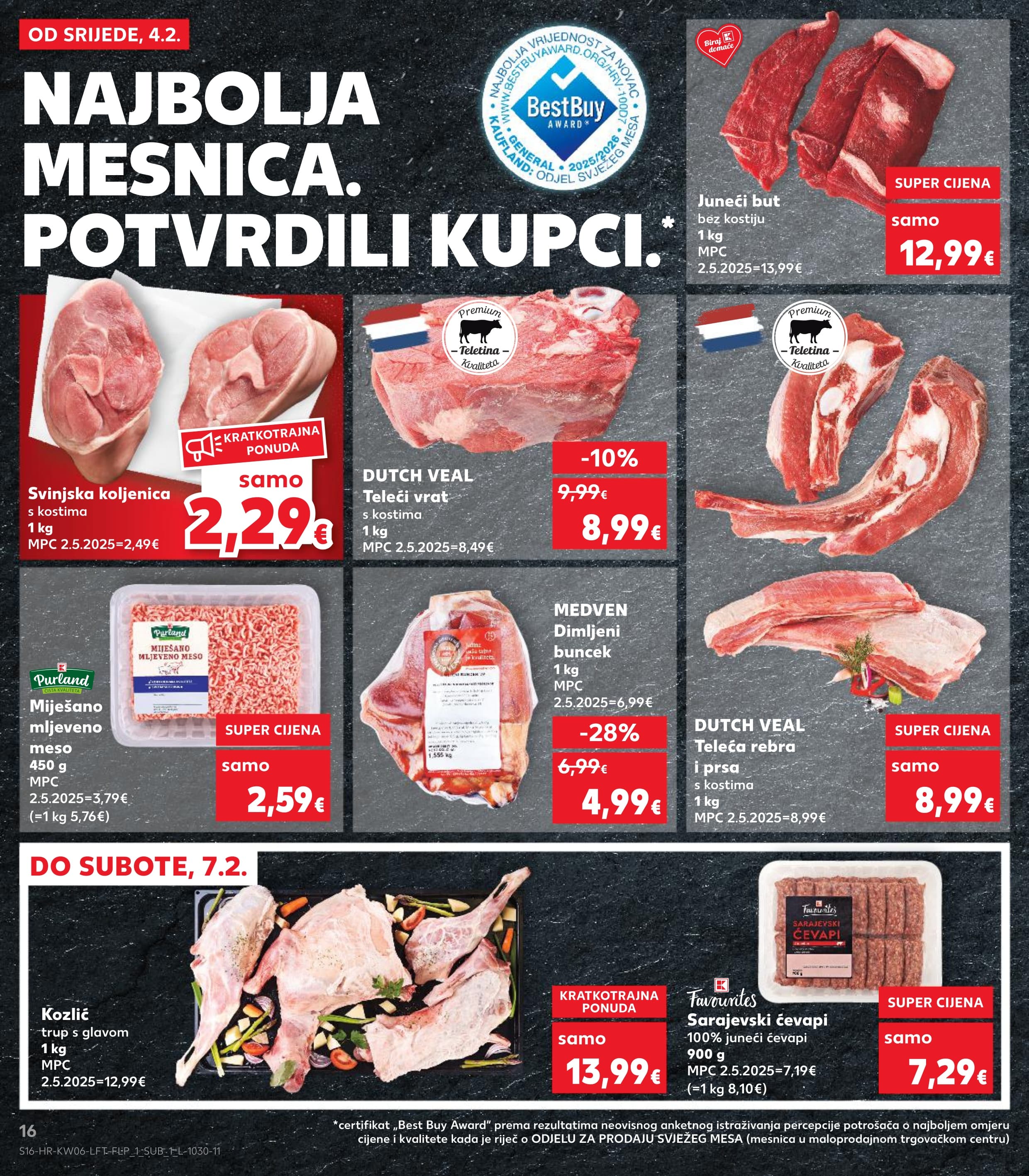 Stranica 16. Kaufland kataloga - Tjedna Akcija Prehrana