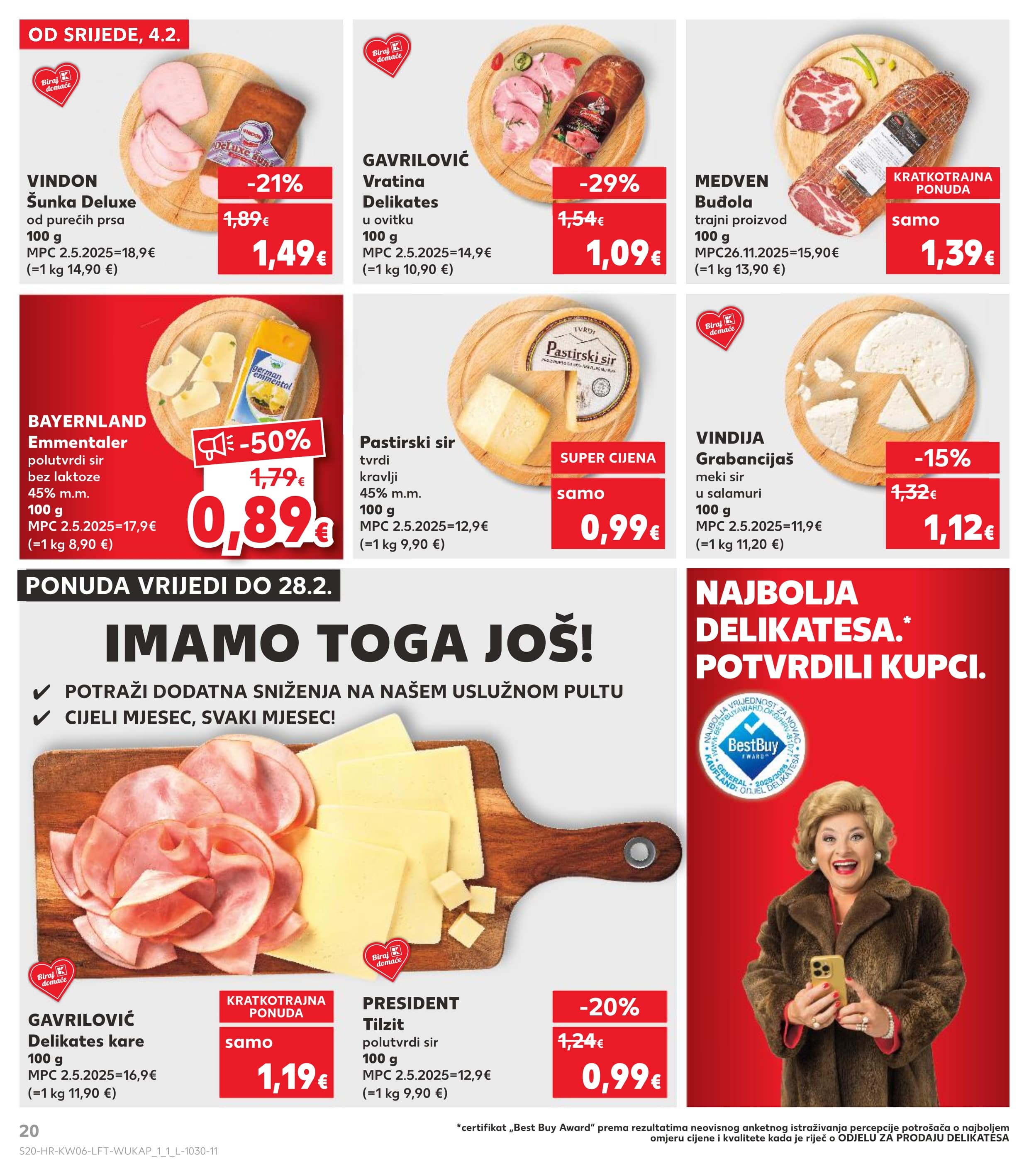 Stranica 20. Kaufland kataloga - Tjedna Akcija Prehrana