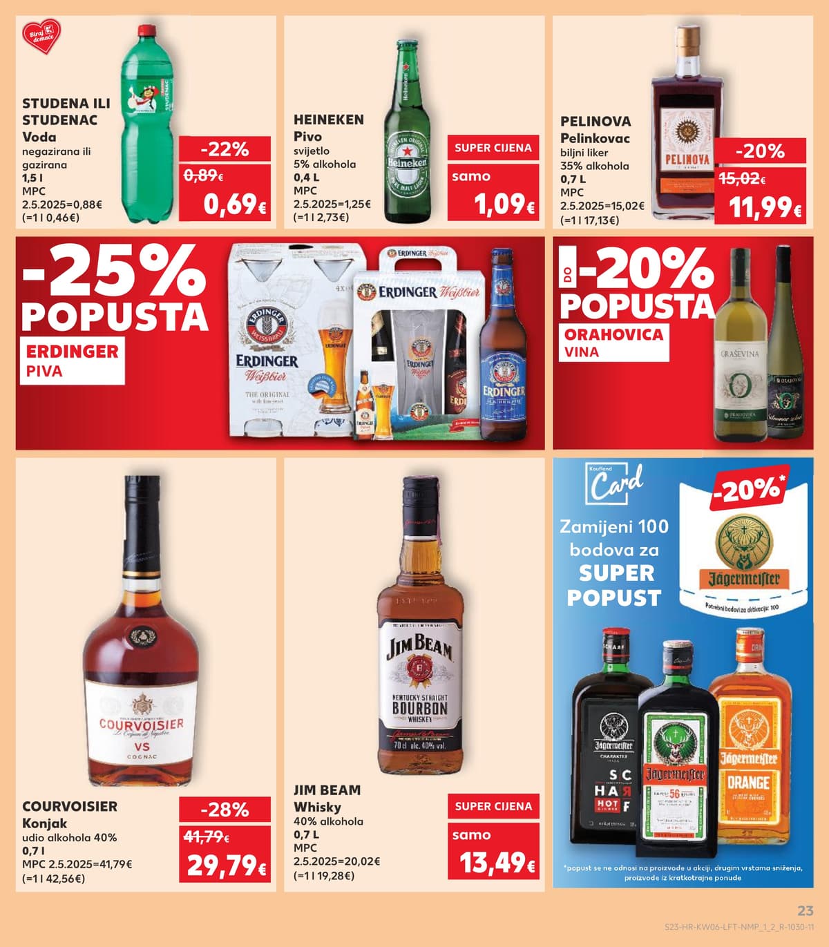 Stranica 23. Kaufland kataloga - Tjedna Akcija Prehrana od 14.02.2026.