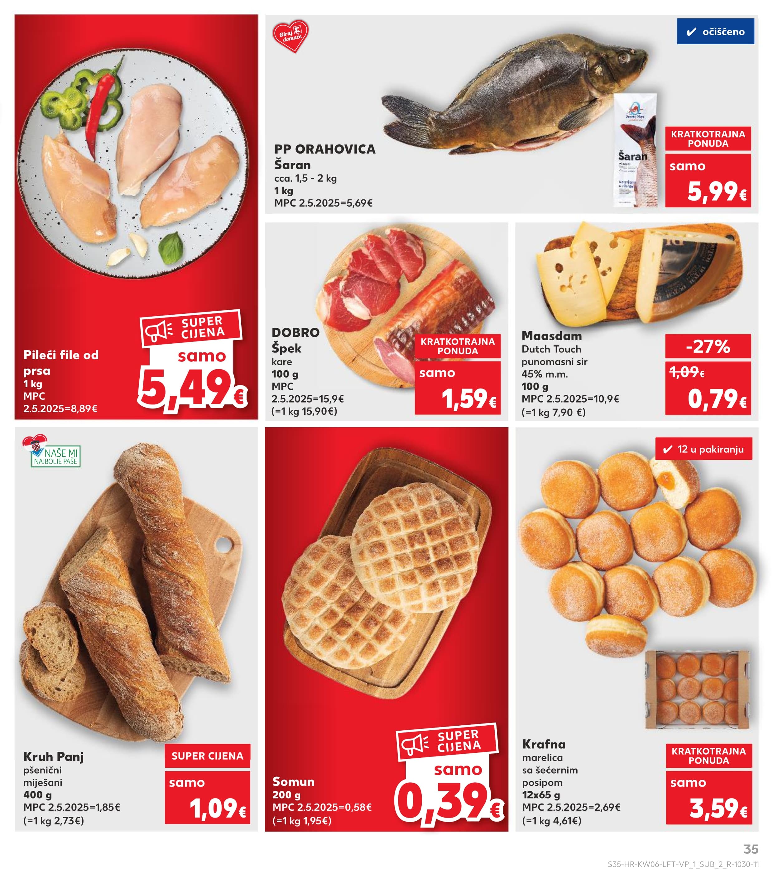Stranica 35. Kaufland kataloga - Tjedna Akcija Prehrana