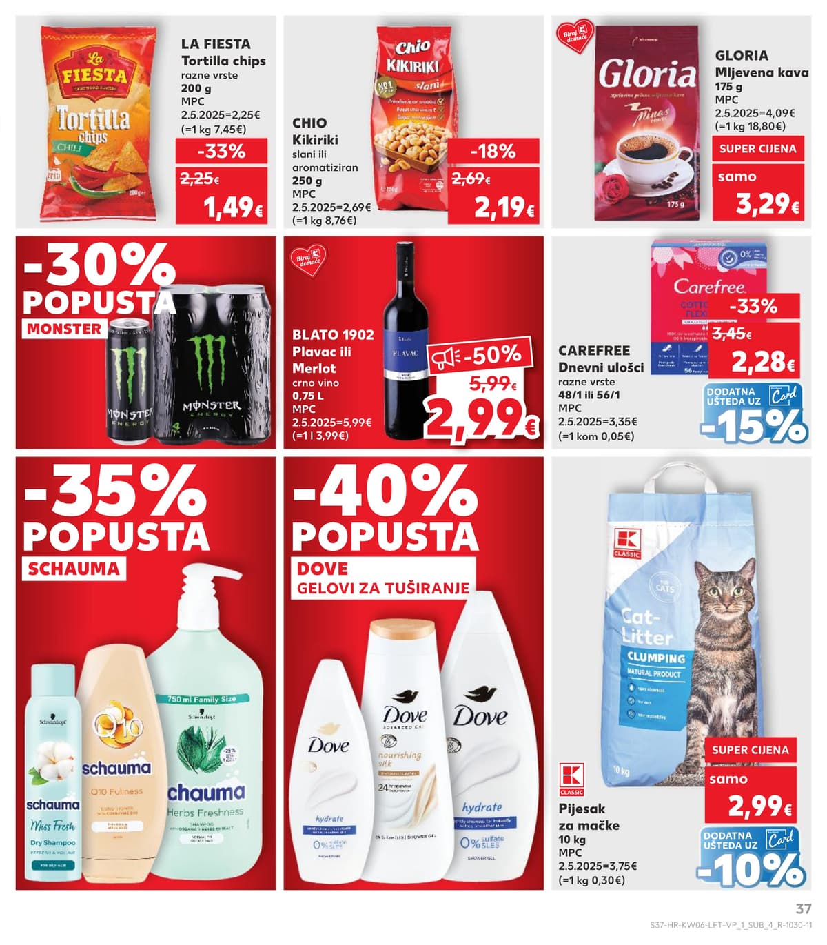 Stranica 37. Kaufland kataloga - Tjedna Akcija Prehrana od 14.02.2026.