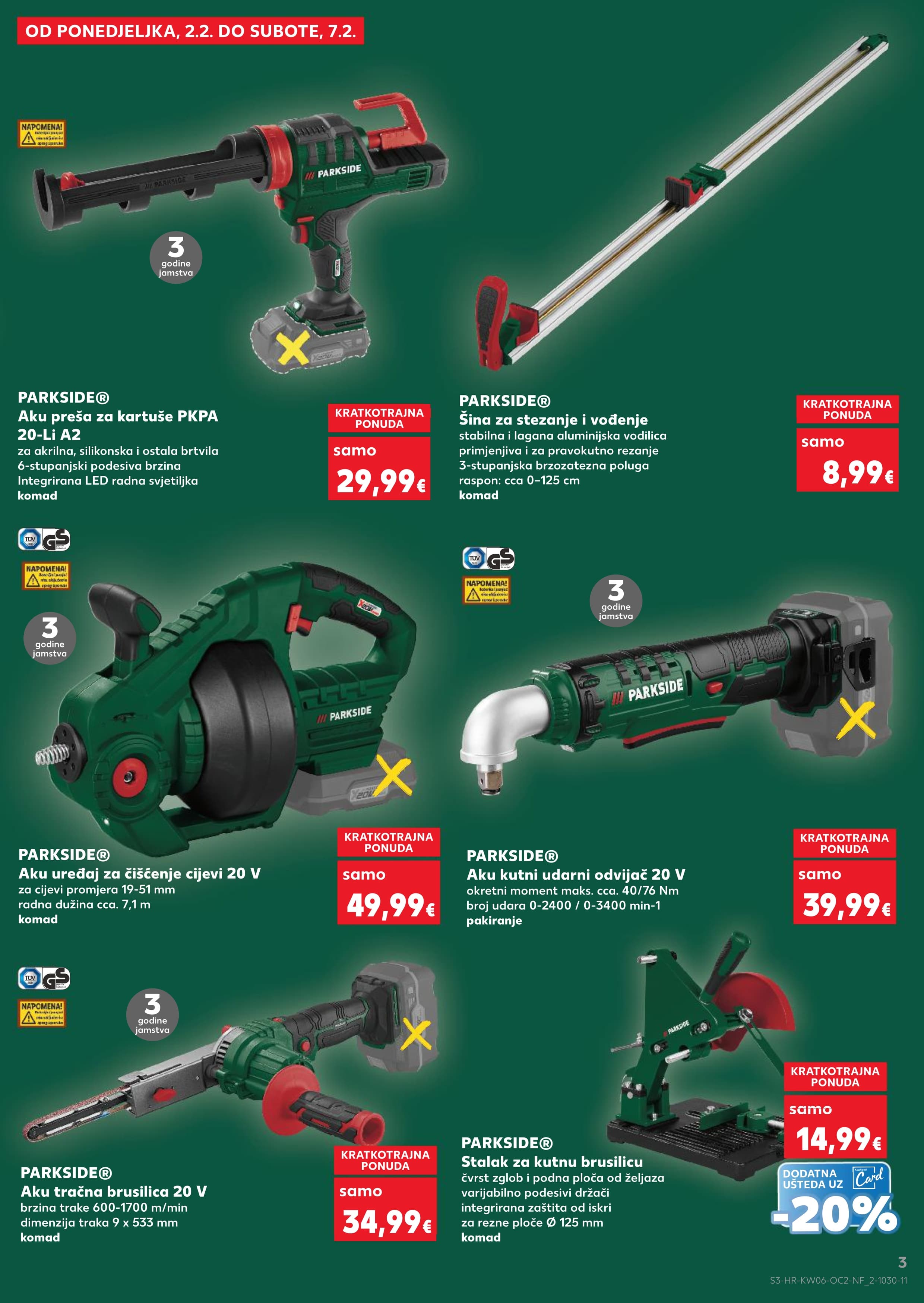 Stranica 3. Kaufland kataloga - Tjedna Akcija Neprehrana